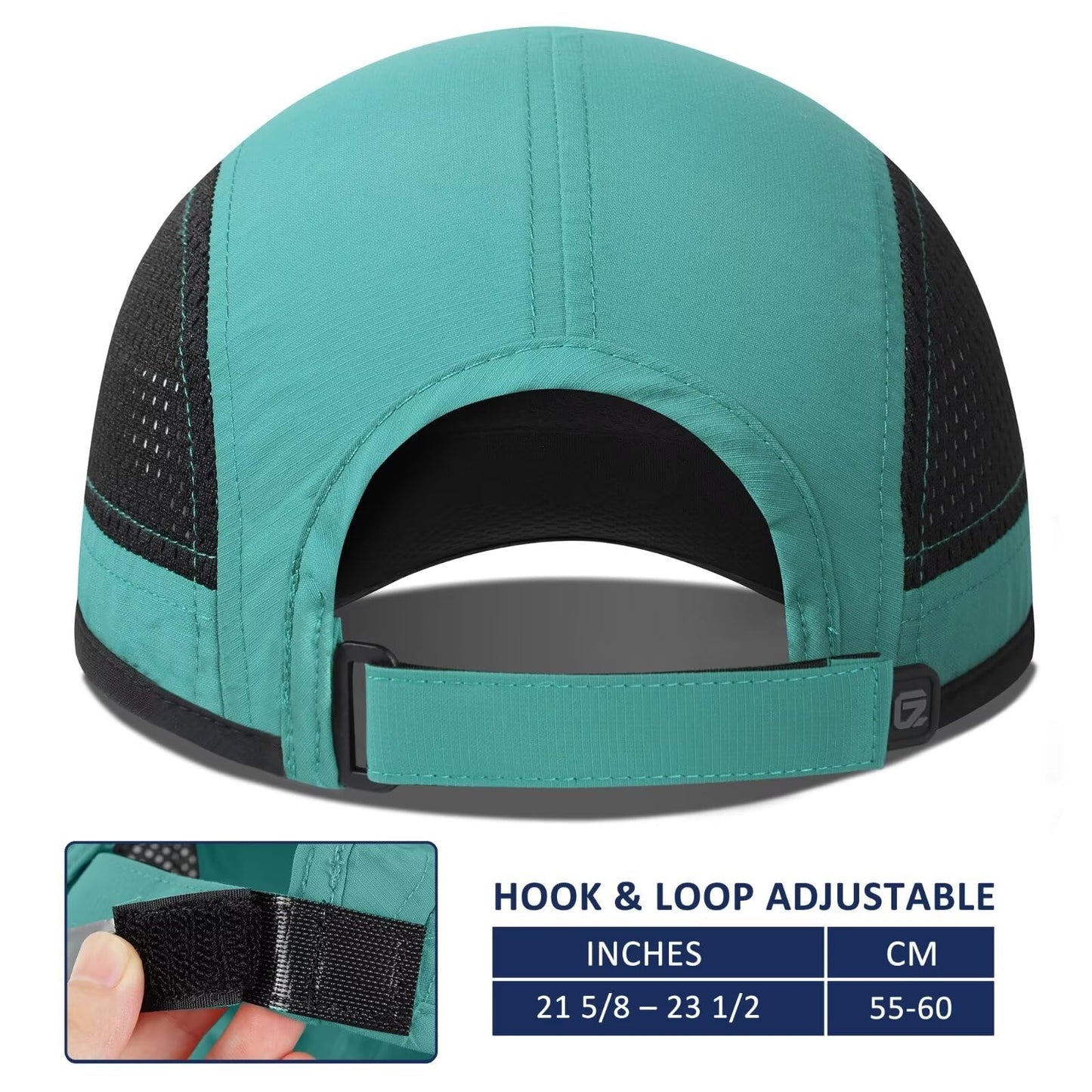 GADIEMKENSD Folding Outdoor Hat UPF 50+ Sun Protection Mesh Sport Hat