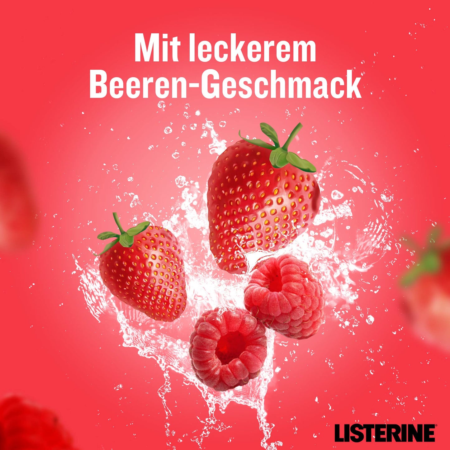 LISTERINE Smart Kidz Mild Berry (500 ml), antibakterielle Kinder Mundspülung ohne Alkohol & ohne Zucker, Mundwasser schützt vor Karies, geeignet für Kinder ab 6 Jahren