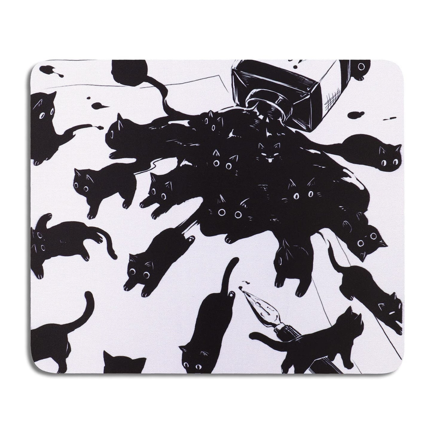 AOKSUNOVA Mauspad Office Mauspad Klein Niedliches Design 24 x 20 x 0,3 cm Mousepad mit Motiv (MF-174)