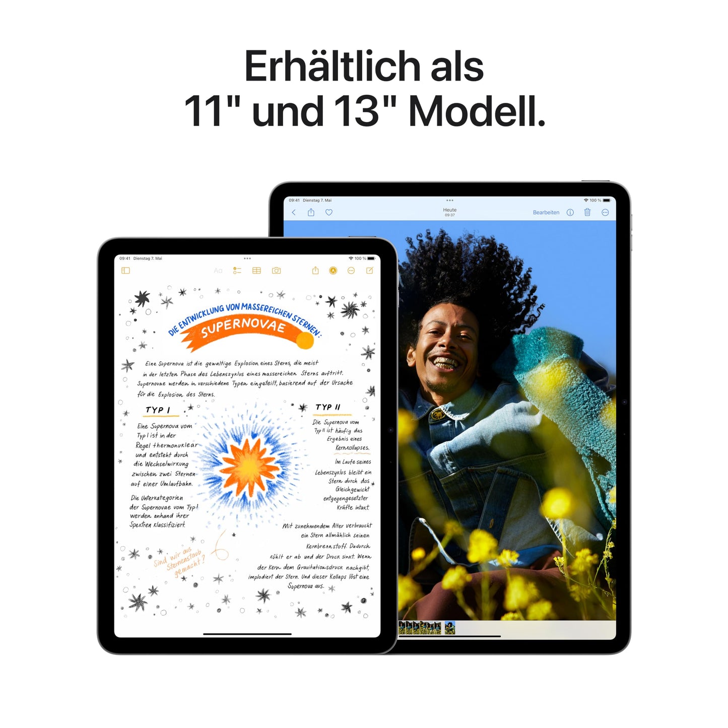 Apple 11" iPad Air (M2) - Liquid Retina Display, 12MP Landscape Front Camera, 12MP Rear Camera, Wi-Fi 6E, Touch ID, All-Day Battery