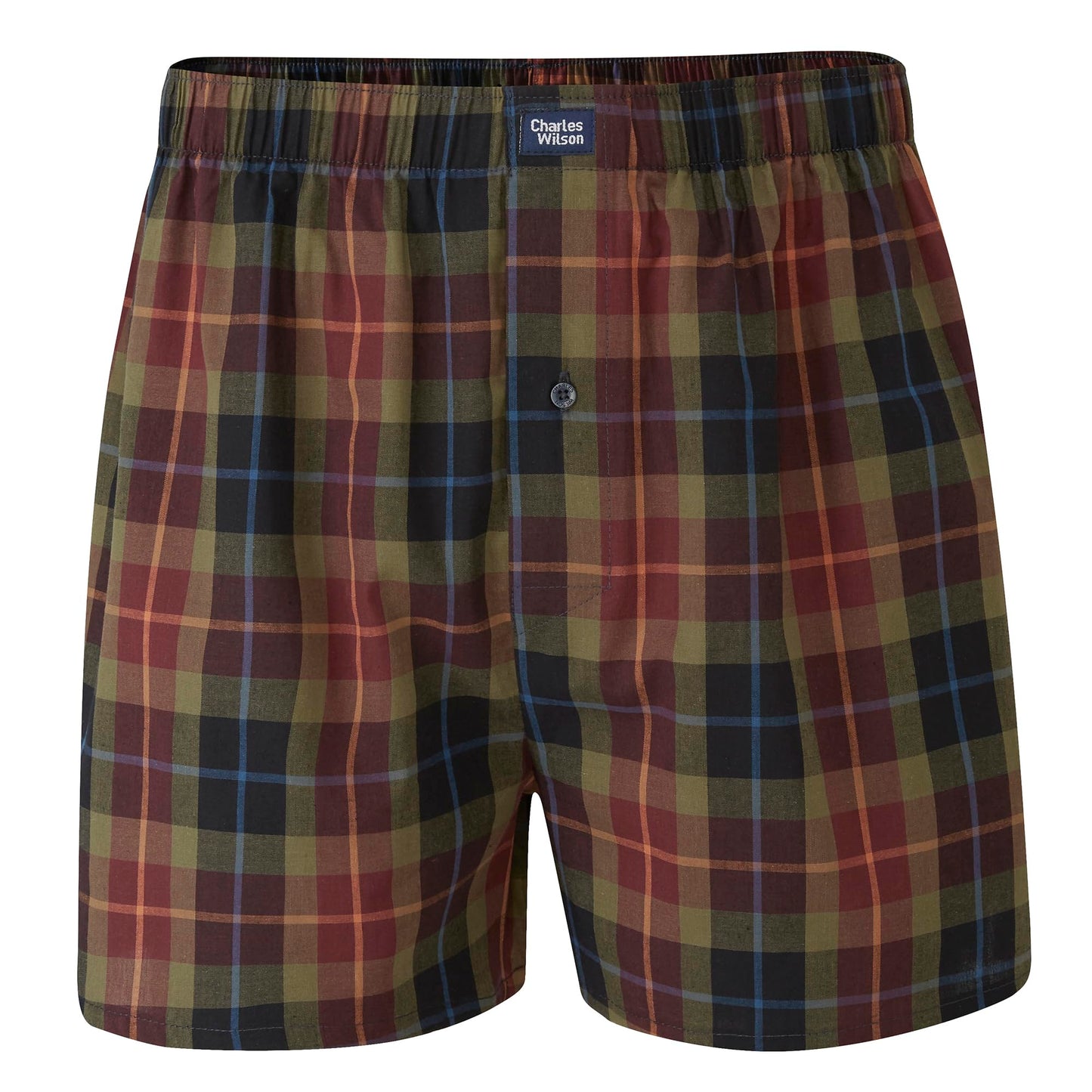 Charles Wilson Men’s Woven Boxer Shorts 6-Pack