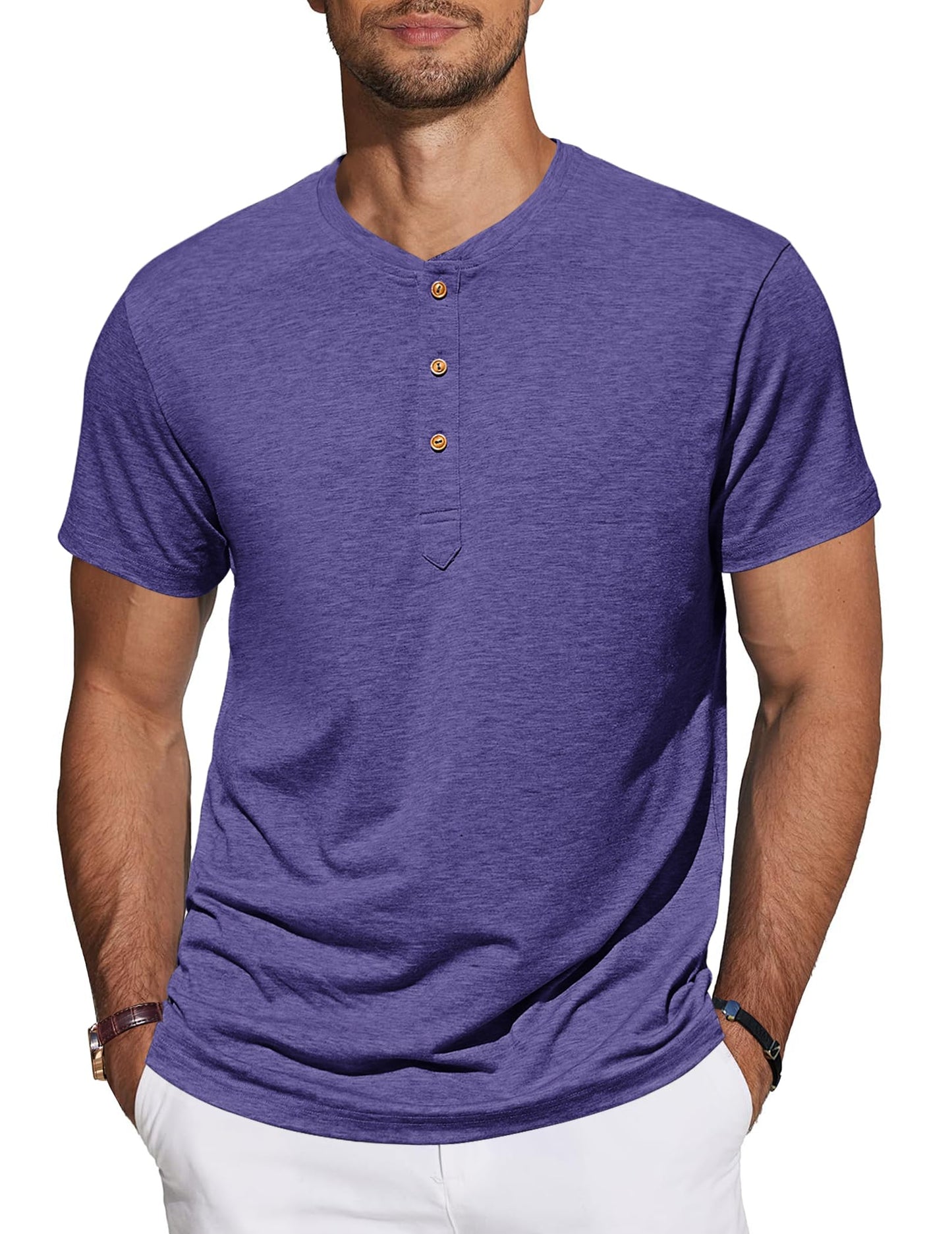 TARAINYA Men's Henley T-Shirt