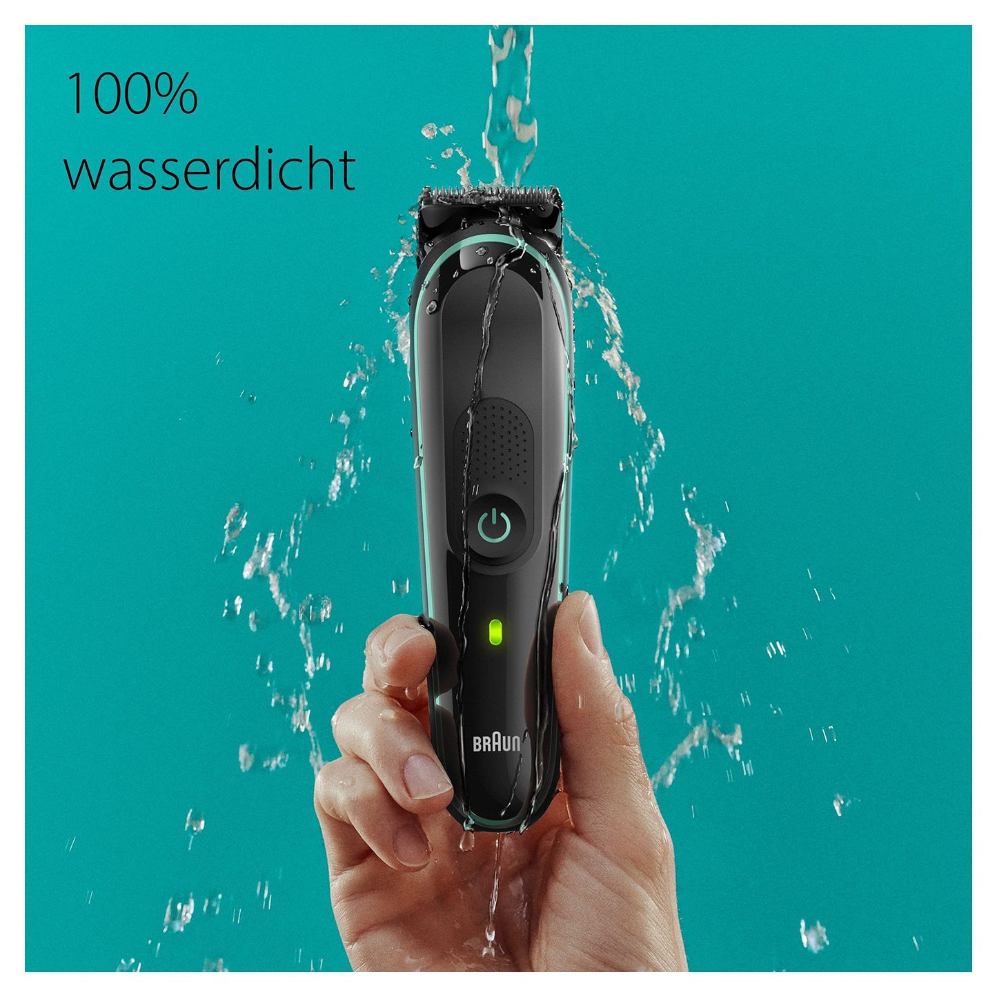 Braun All-In-One Bartpflege Bodygroomer Set, 8-in-1 Barttrimmer / Bartschneider, Nasenhaartrimmer, Trimmer/Haarschneider Herren, Haarschneidemaschine, wasserdicht, 80 Min. kabellose Laufzeit, MGK3441
