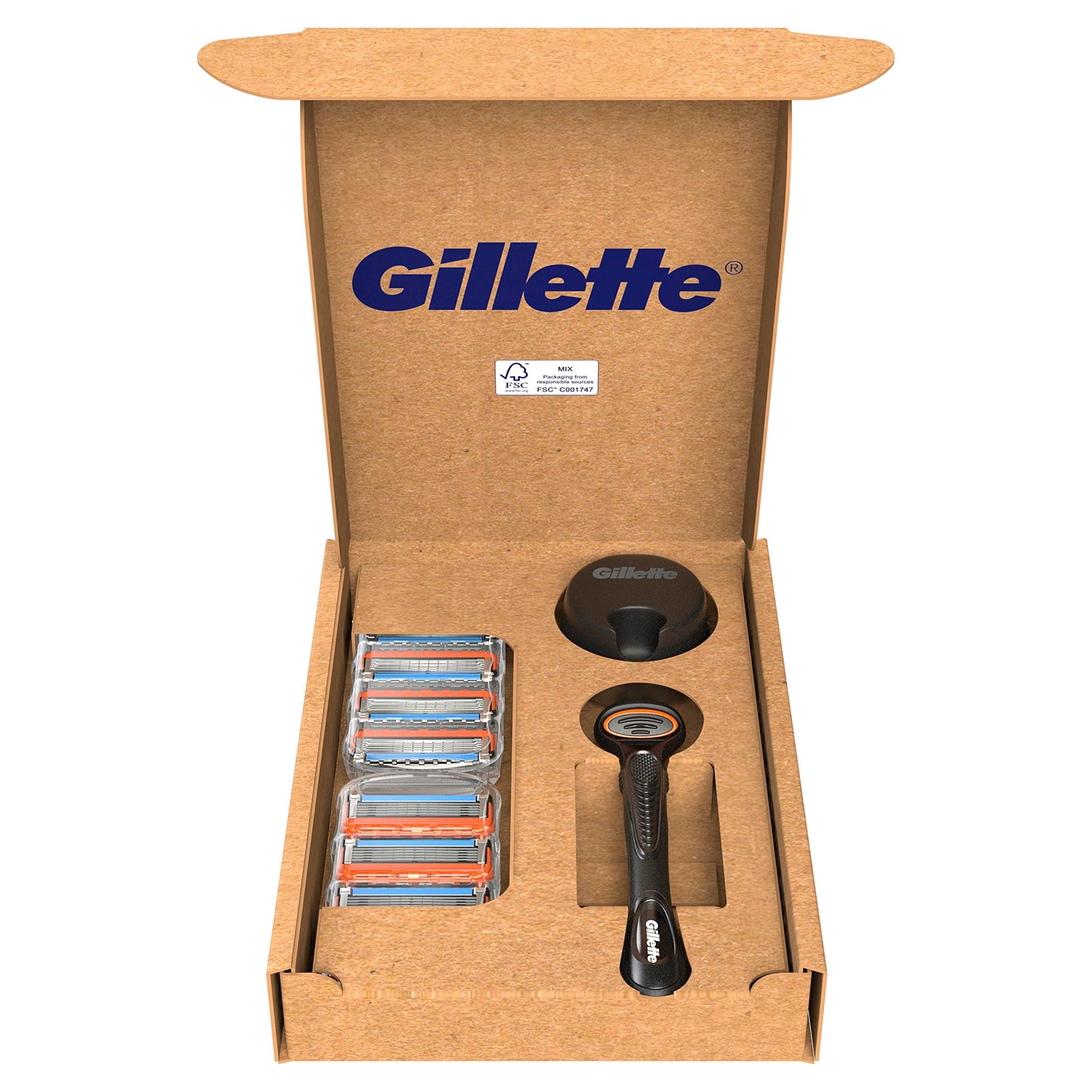 Gillette Fusion 5 Rasierklingen für Rasierer, 18 Ersatzklingen für Nassrasierer Herren mit 5-fach Klinge, Made in Germany