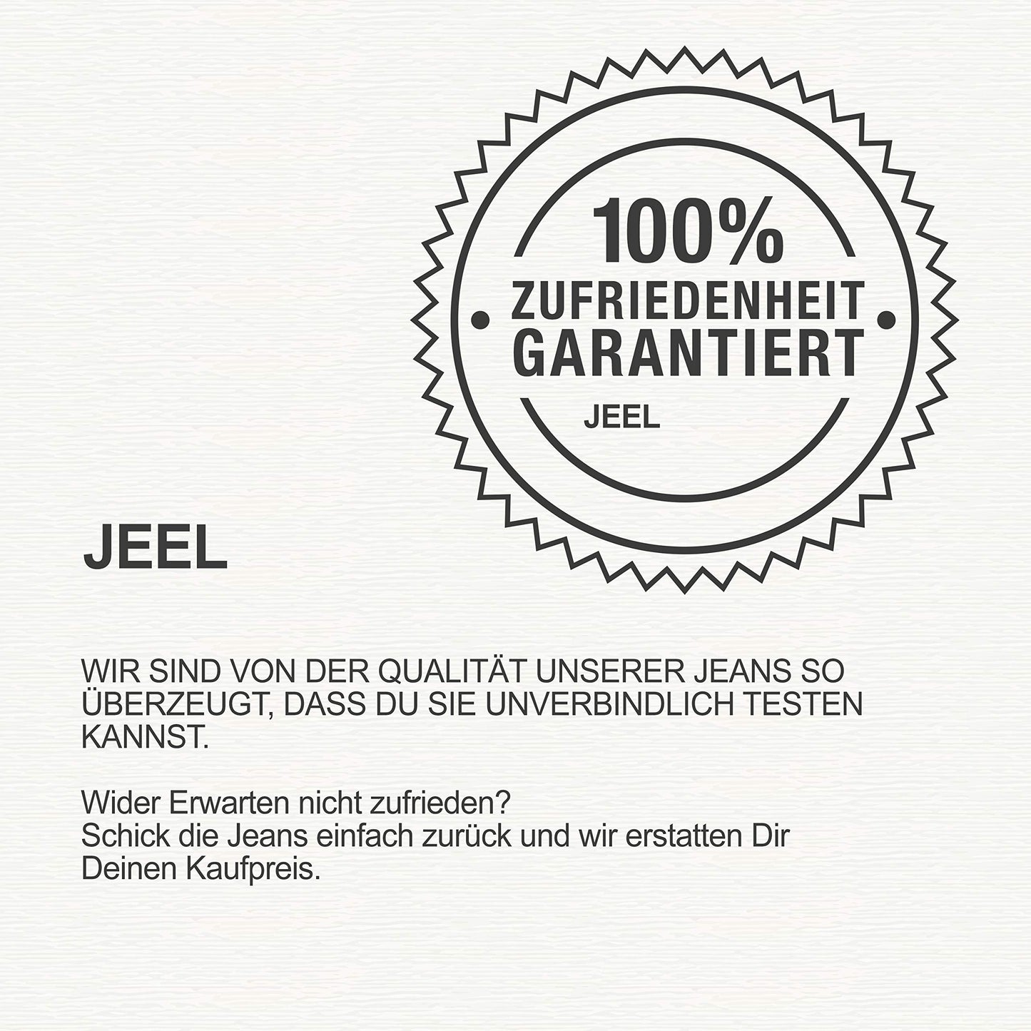 JEEL Men’s Sweat Jeans – Regular Fit Straight Cut