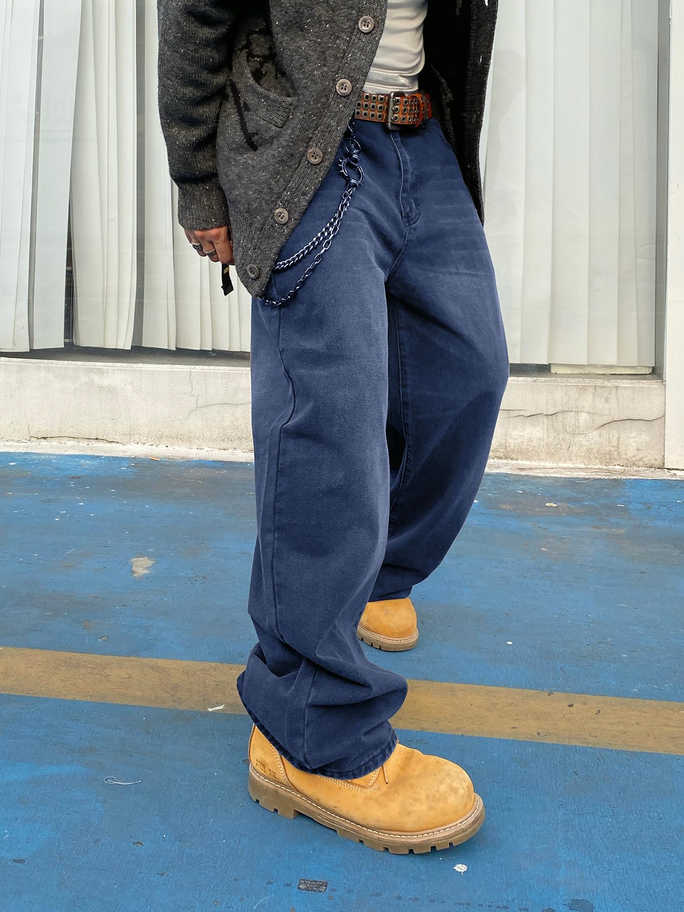 Zewool Men’s Baggy Hip Hop Jeans