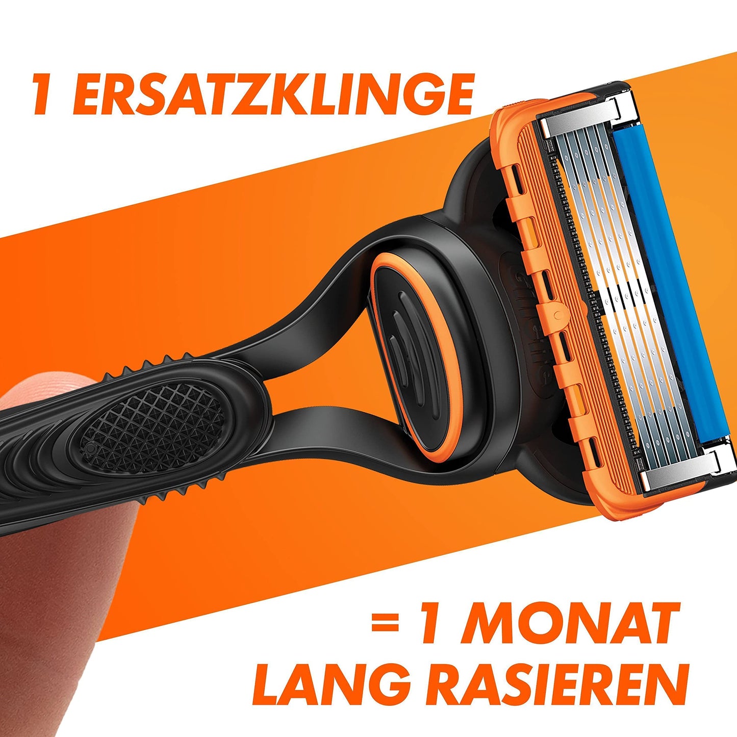 Gillette Fusion5 Rasierer für Männer, ein Gillette Rasierer, 11 Ersatzklingen, mit Gleitstreifen für eine gründliche Rasur