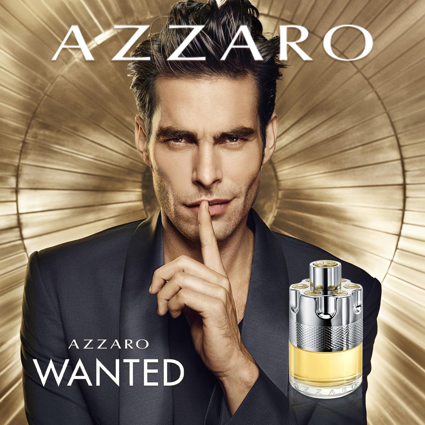 Azzaro Wanted Perfume for Men, Eau de Toilette Spray, Long-Lasting, Woody Spicy Men's Fragrance, 100 ml