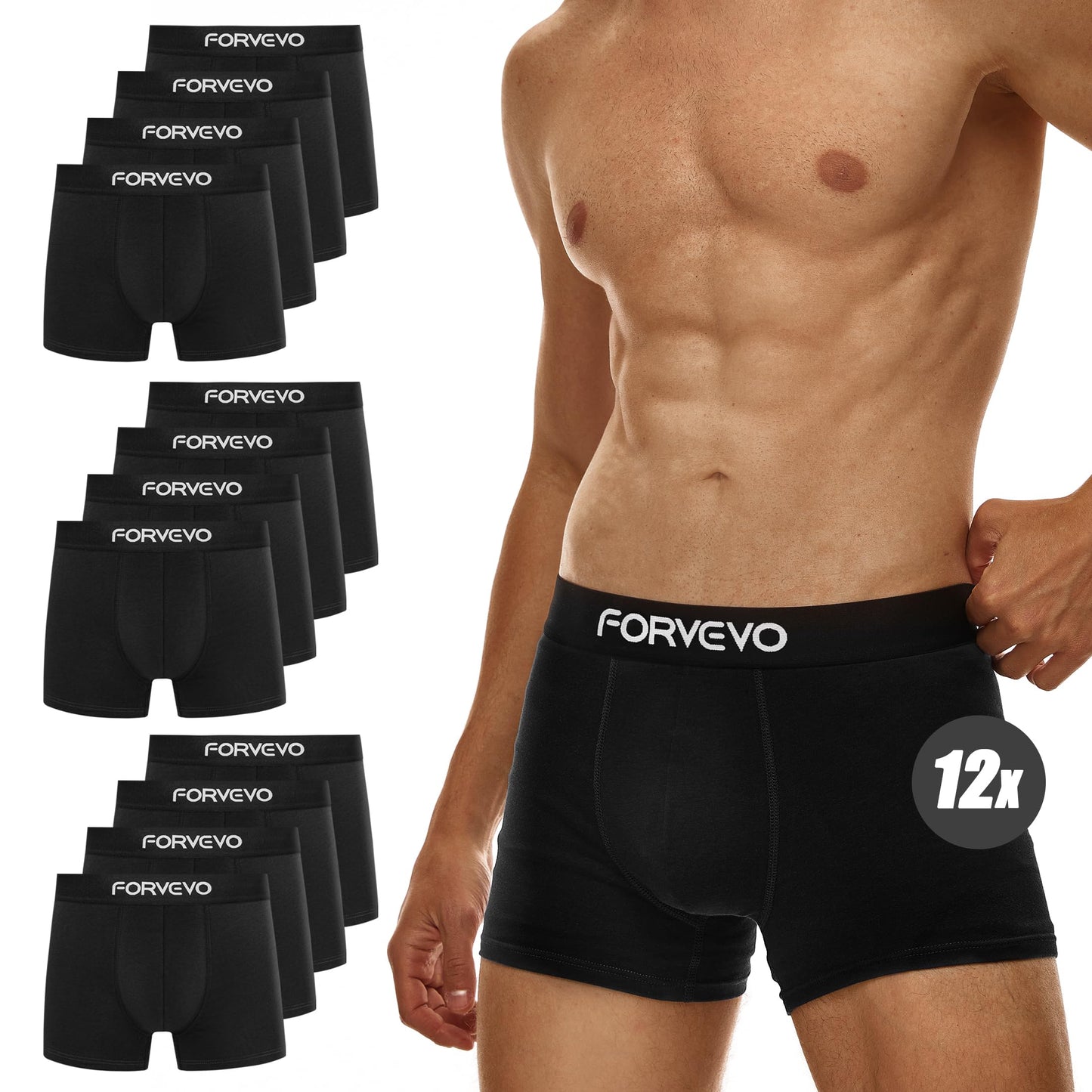 12-Pack Men’s Boxer Shorts