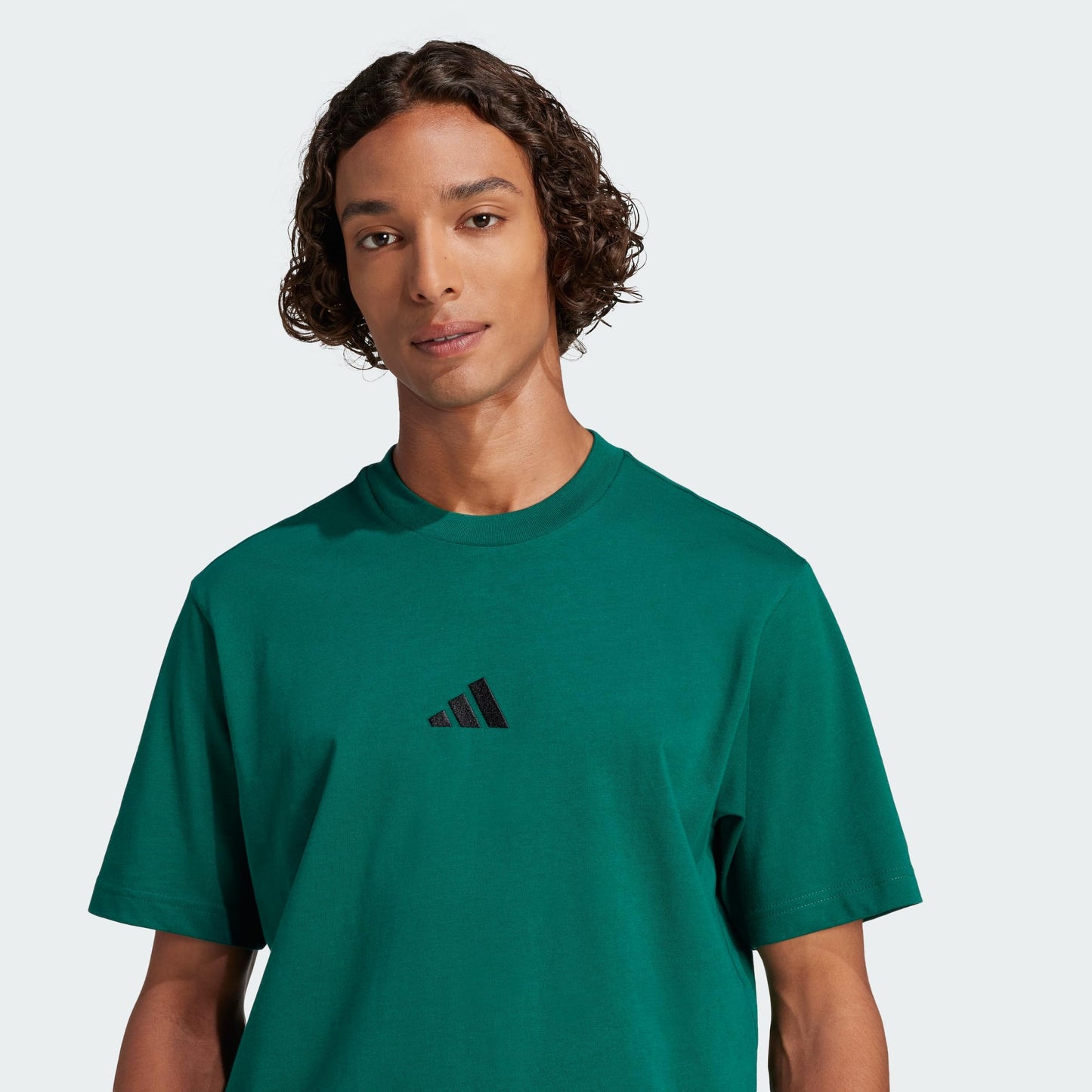 adidas Men's Essentials Small Logo Single T-Shirt