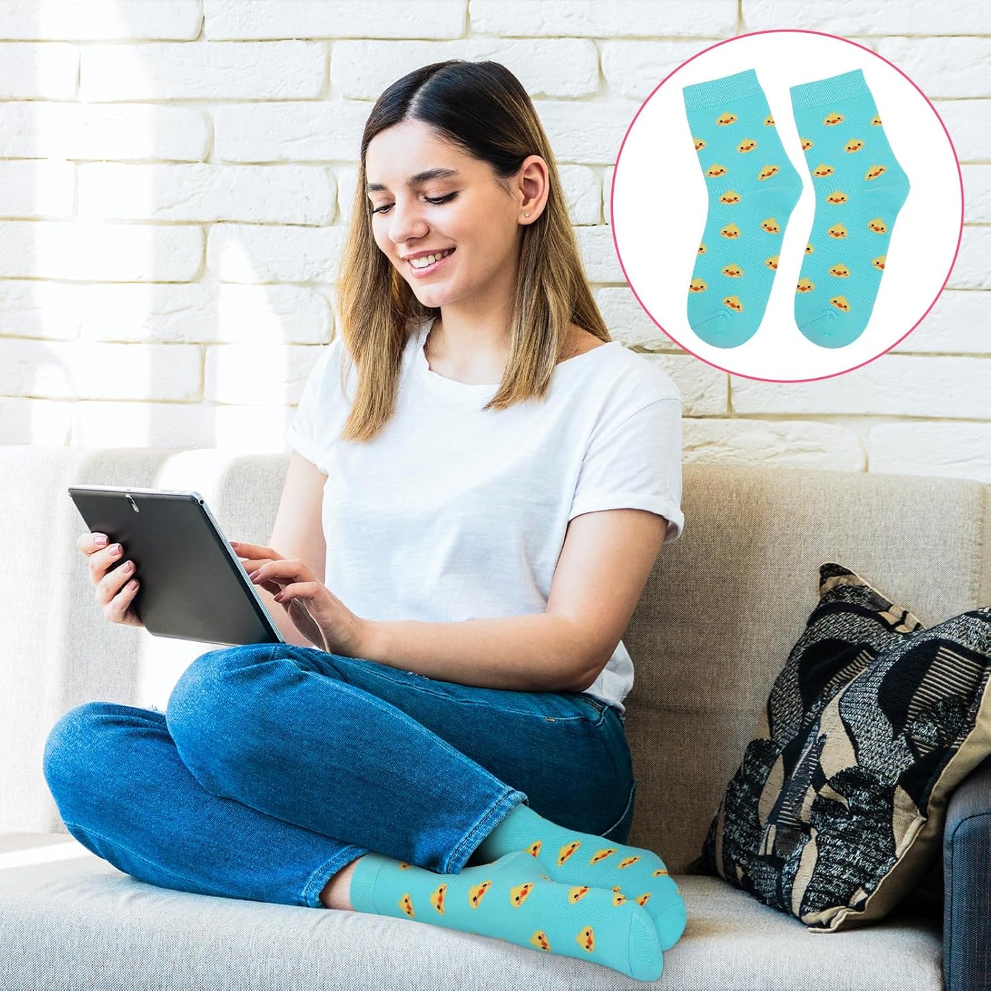8 Pairs of Funny Animal Socks for Women