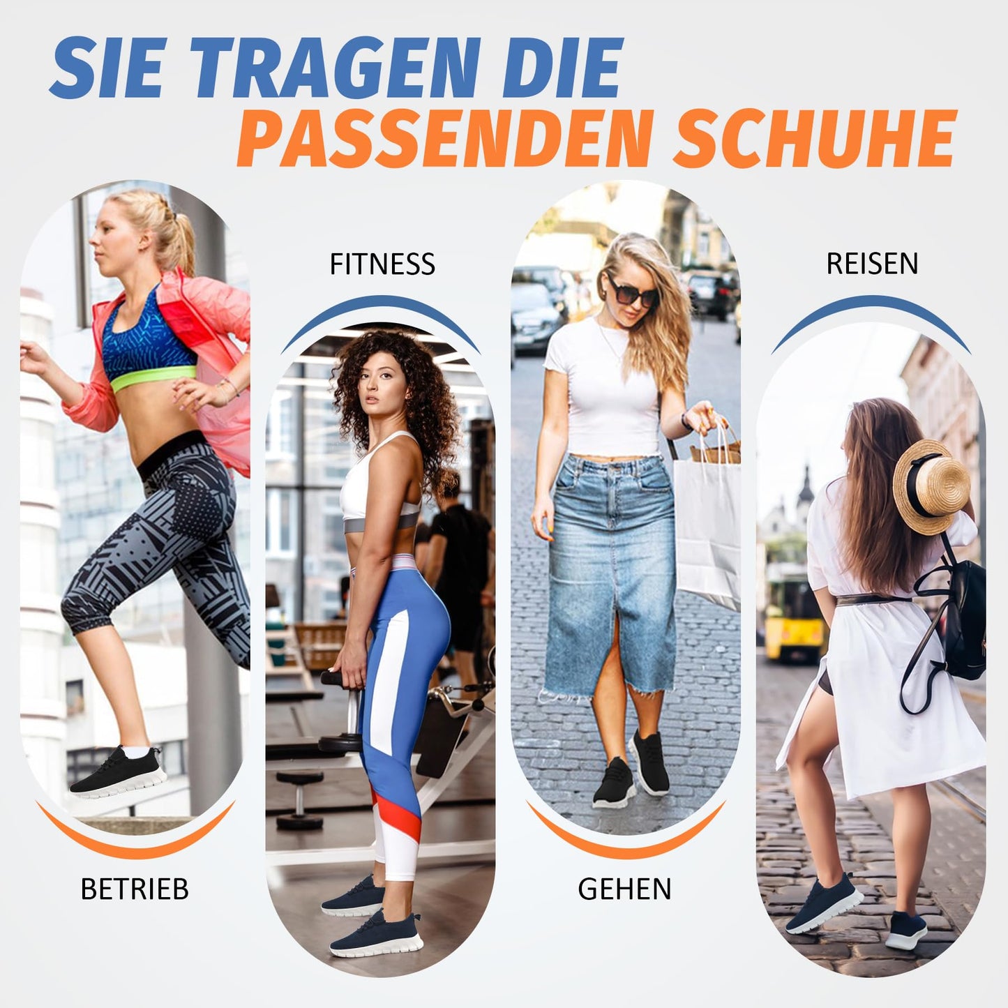 Women's Running Shoes – Lightweight Breathable Sneakers