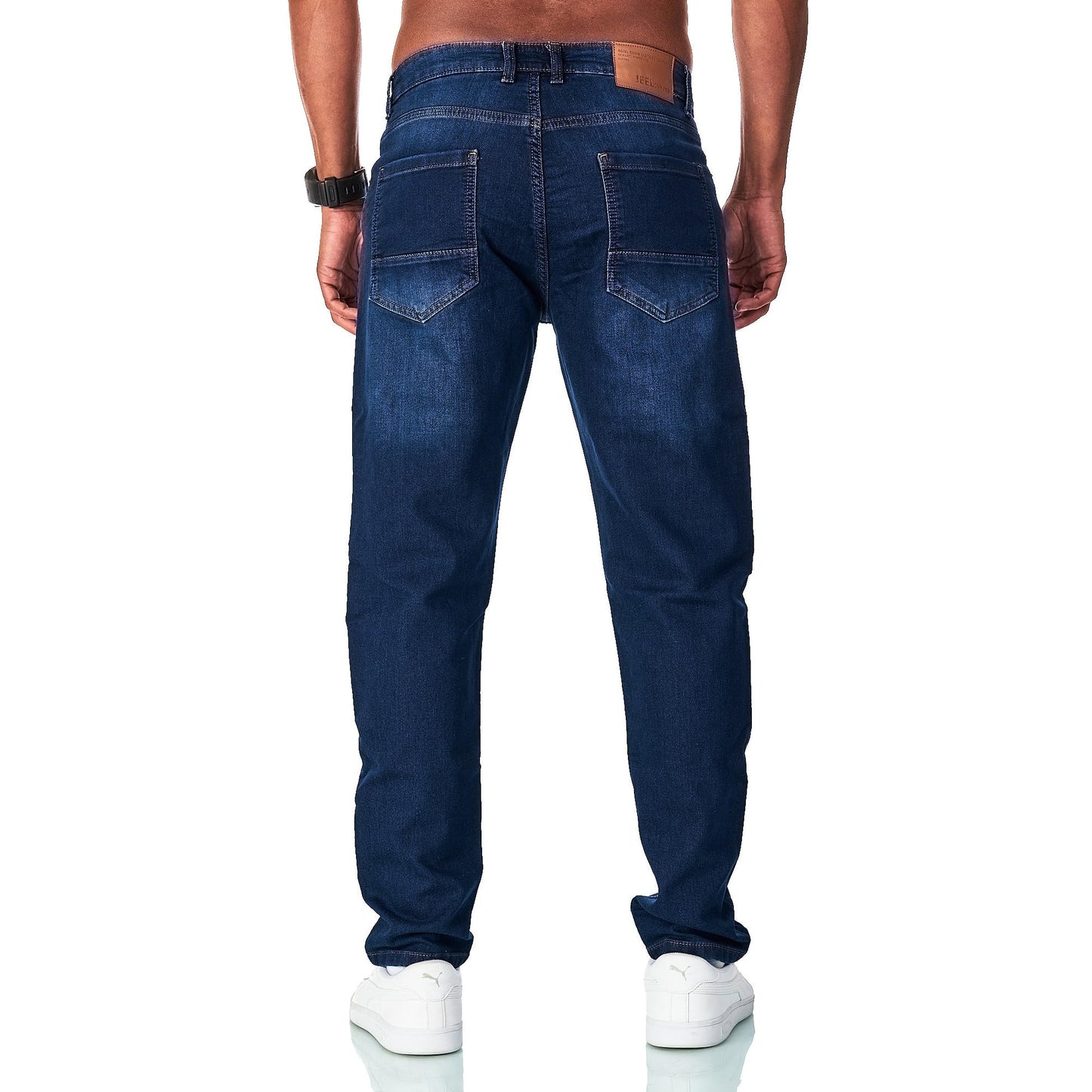JEEL Men’s Sweat Jeans – Regular Fit Straight Cut