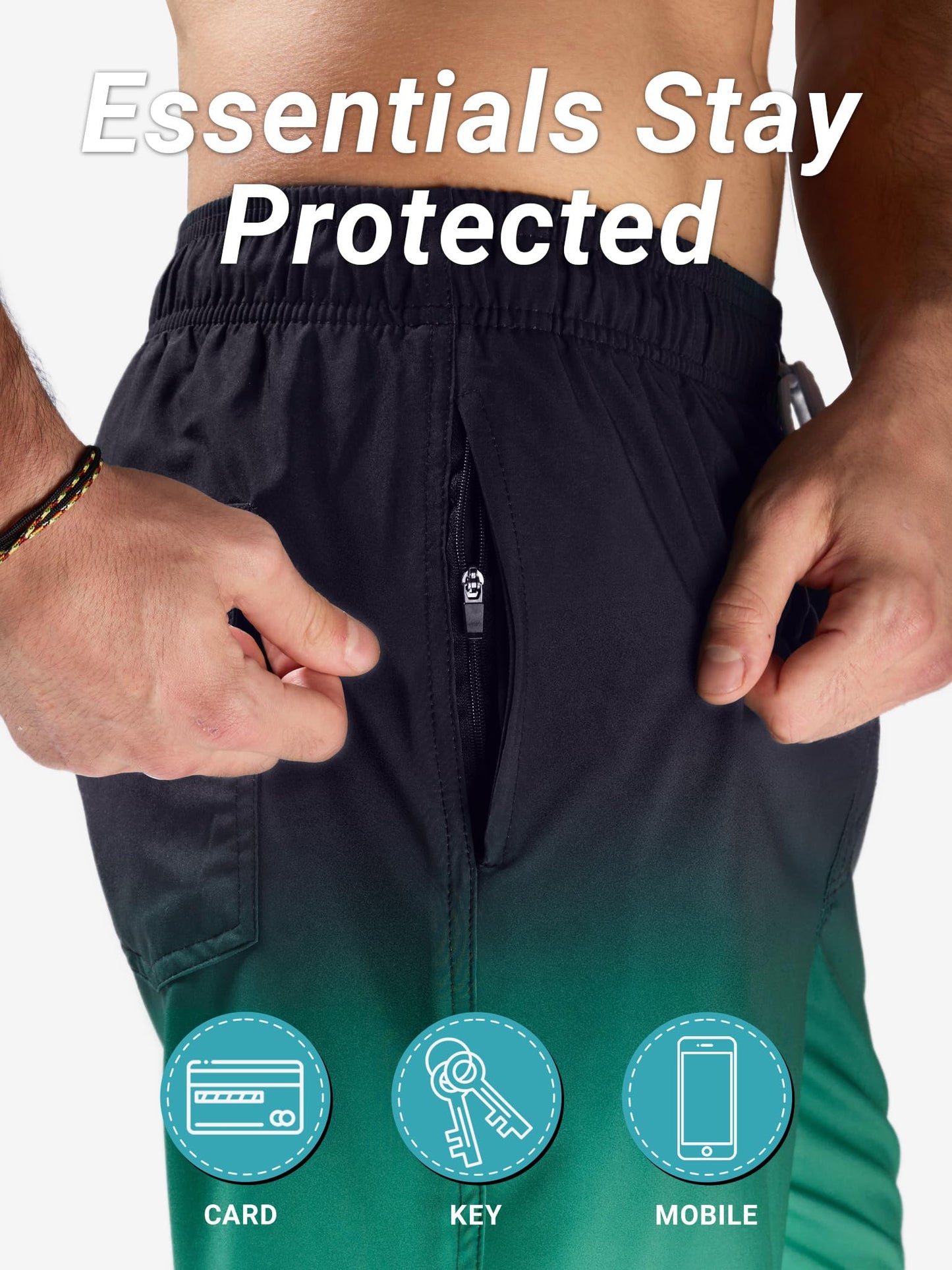 Arcweg Men’s Ultralight Swim Shorts – Quick-Dry & Breathable Swim Trunks