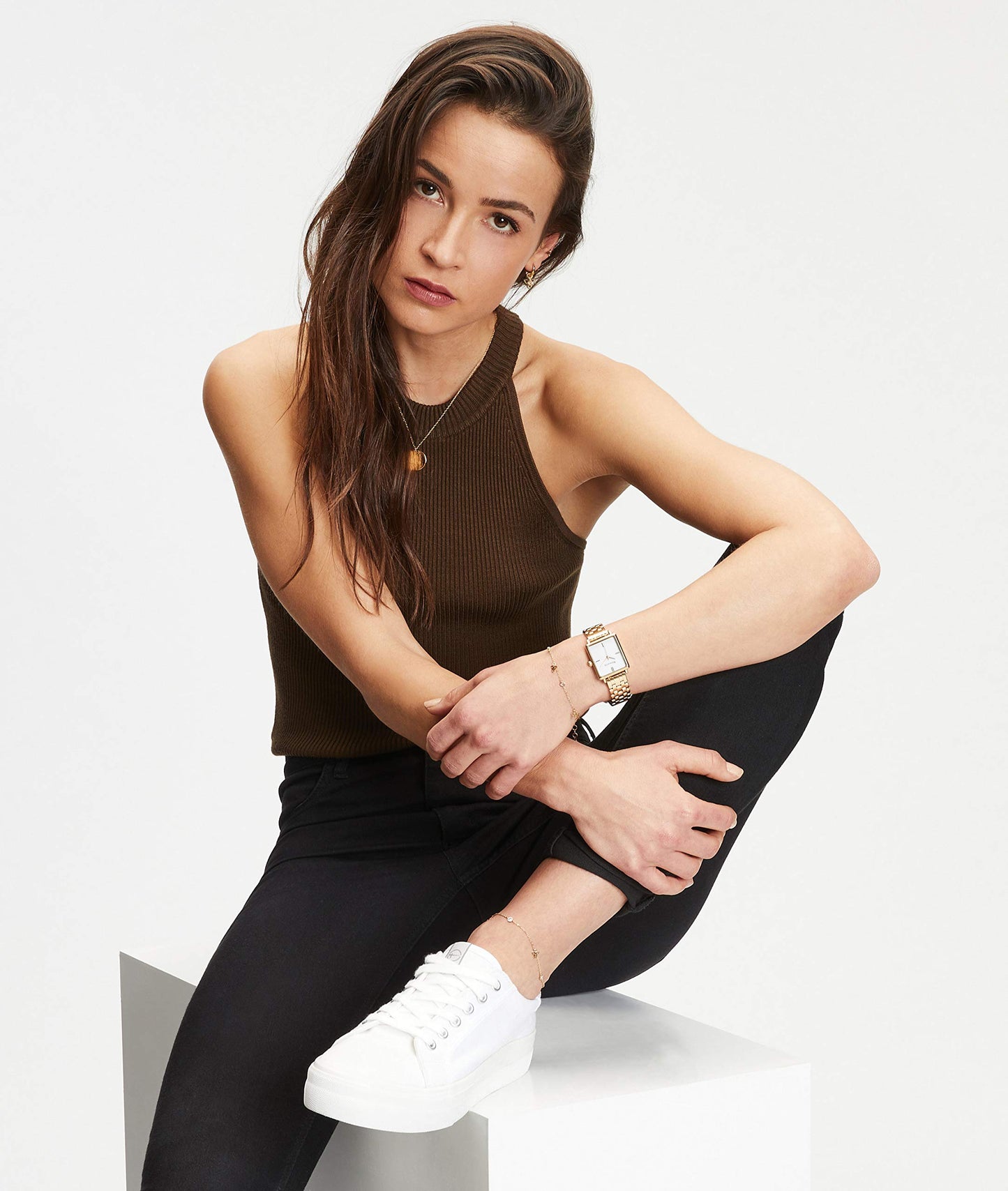 Tamaris ladies analogue wristwatch with quartz movement made of stainless steel with stainless steel bracelet