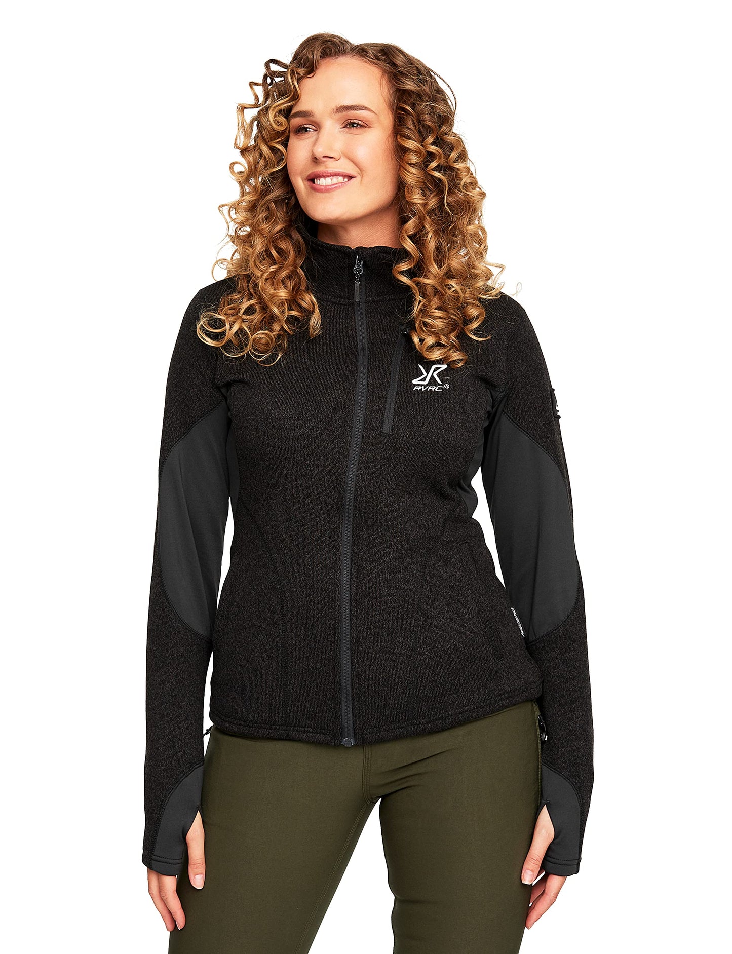 RevolutionRace Women’s Fusion Fleece – Lightweight Outdoor Jacket