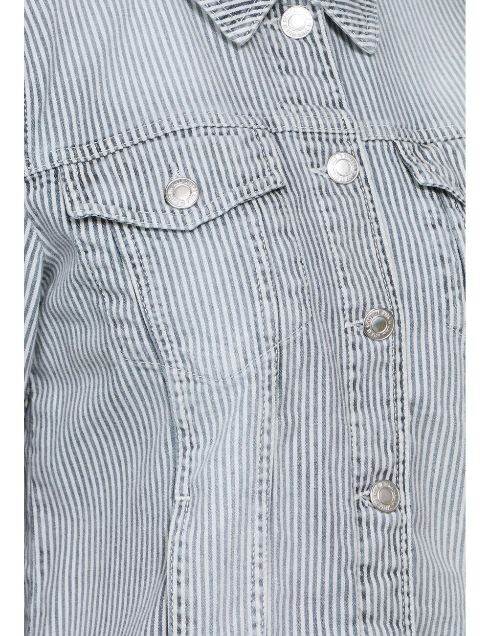 Street One Women’s Striped Denim Jacket