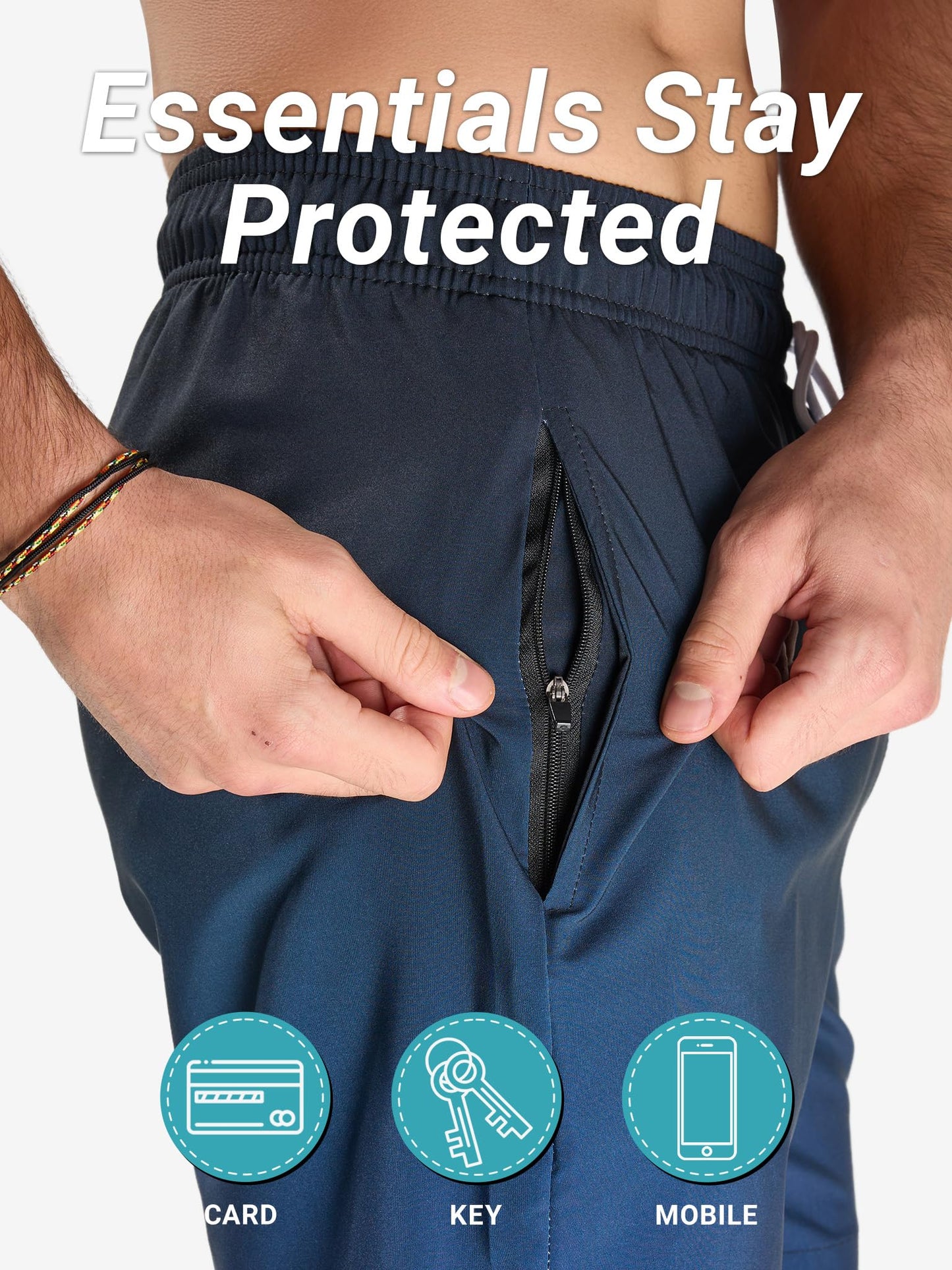 Arcweg Men’s Ultralight Swim Shorts – Quick-Dry & Breathable Swim Trunks