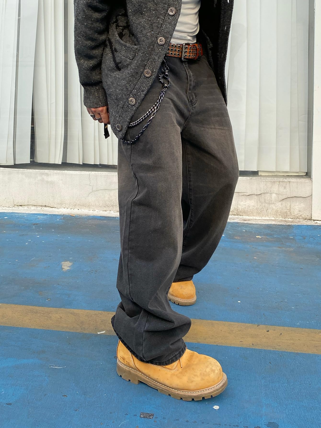 Zewool Men’s Baggy Hip Hop Jeans