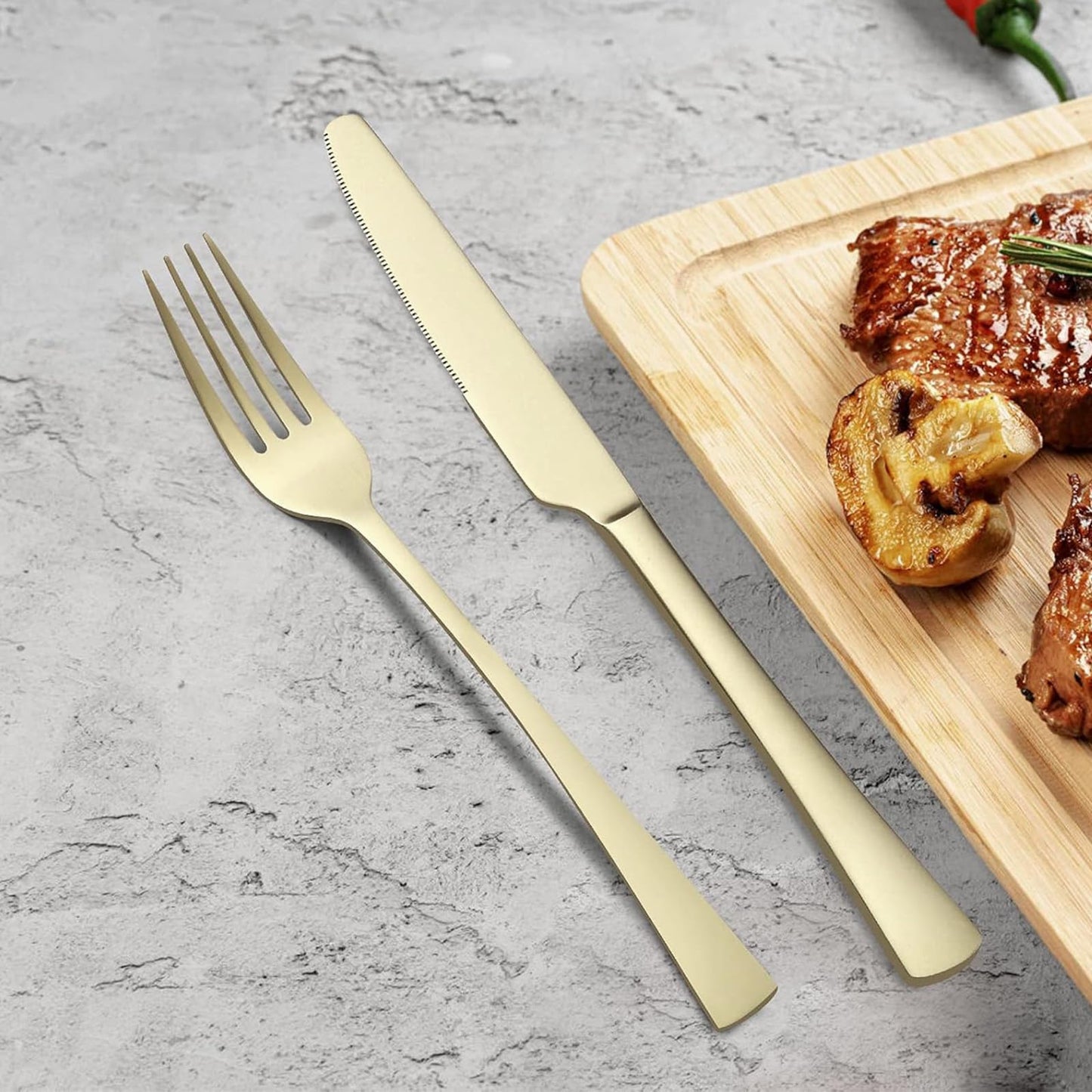 Bestdin Besteck Set 6 Personen, 30 teilig Edelstahl Besteckset, Essbesteck Set mit Messer Gabel Löffel, Hochwertiges Edelstahlbesteck, Spülmaschinenfest.