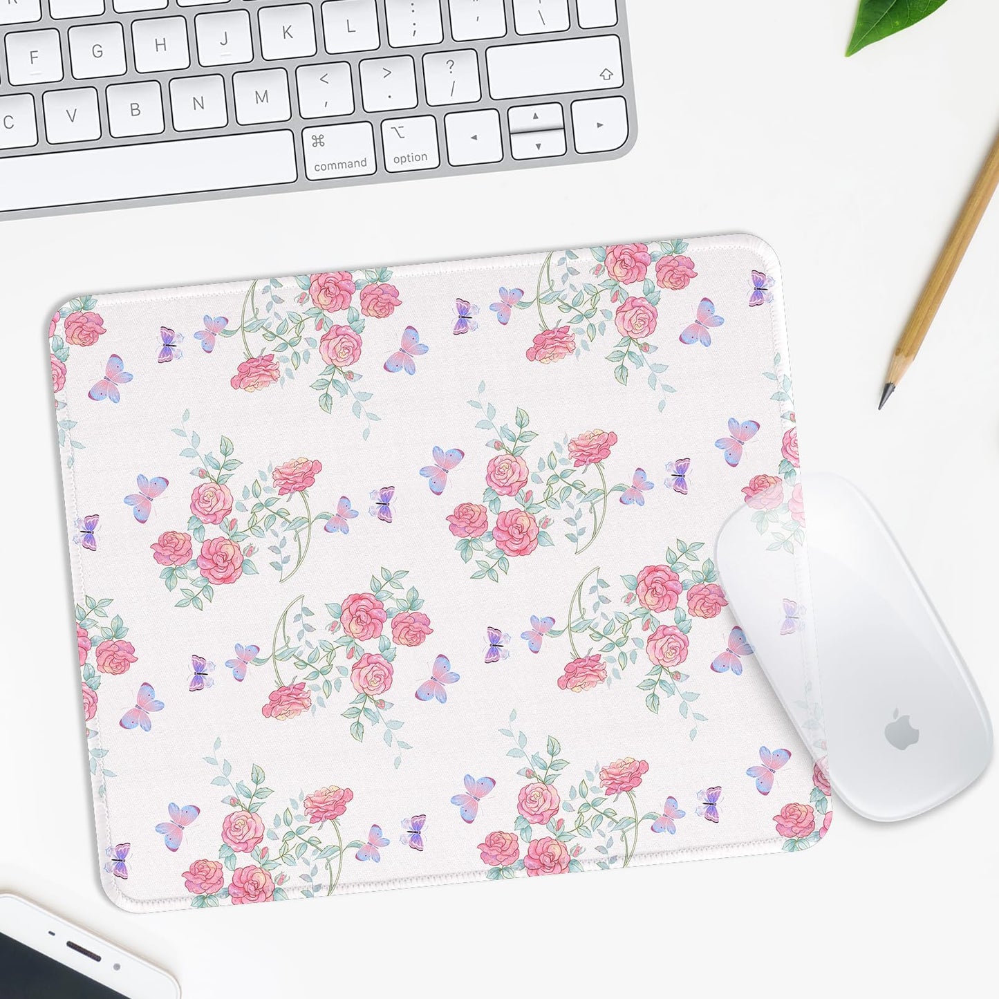 Ksriylm Mauspad,Quadratisches Niedliches Schwarzer Panther Mouse Pad,für Büro und Zuhause,Mousepad mit Motiv,wasserdichtes Mousepad,rutschfeste Gummiunterseite,Computer-Mauspads für kabellose Maus