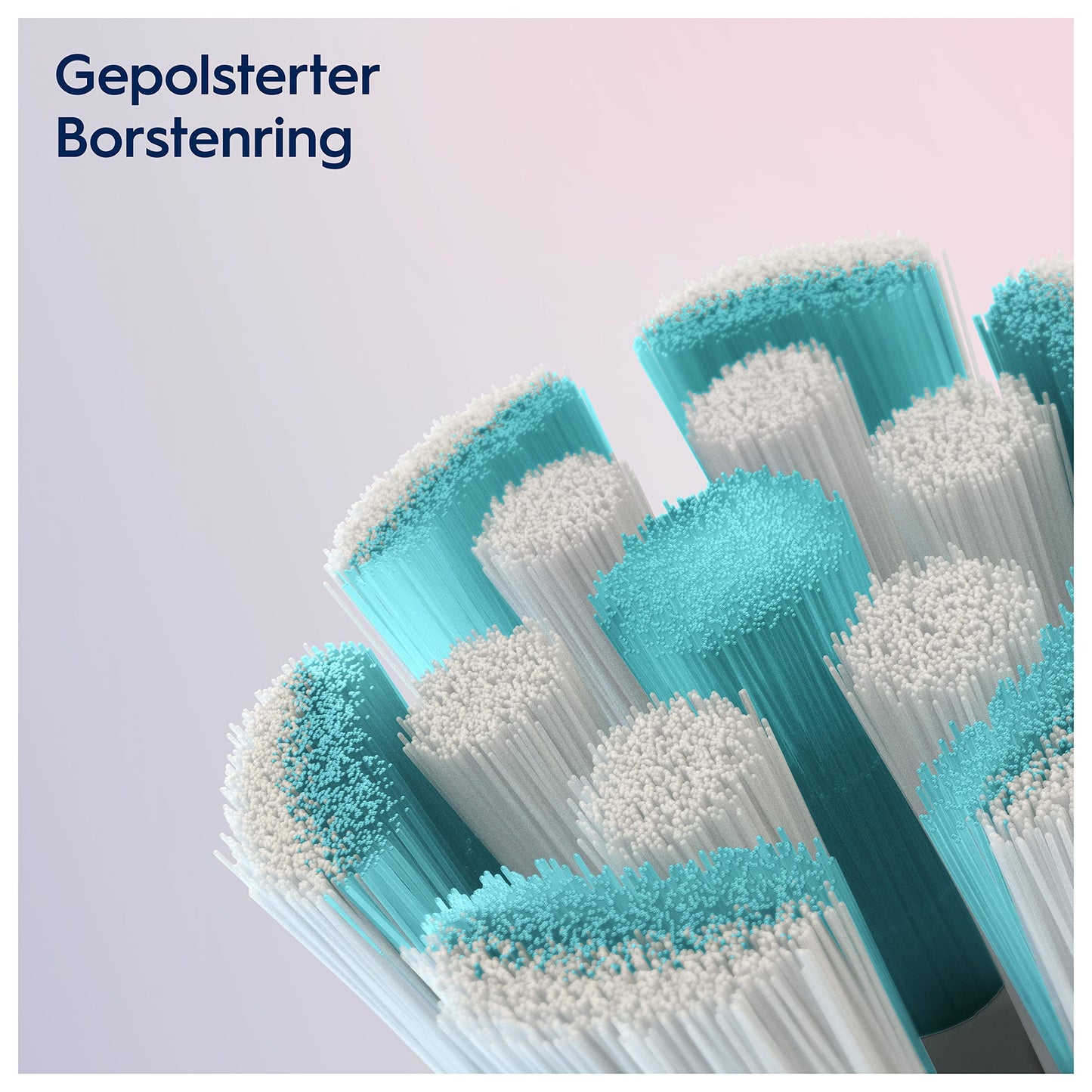 Oral-B iO Sanfte Reinigung, Original Aufsteckbürsten, geeignet für empfindliches Zahnfleisch, Schwarz, 8 Stück