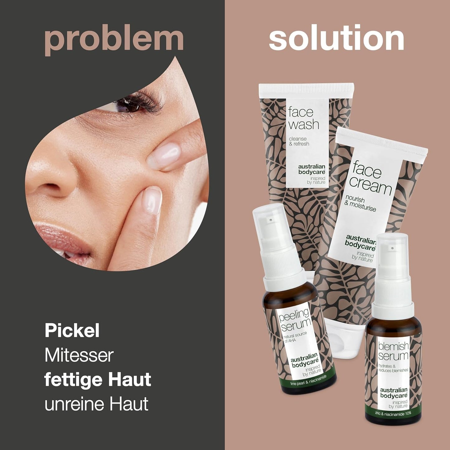 4-Piece Skincare Set for Blemish-Prone Skin