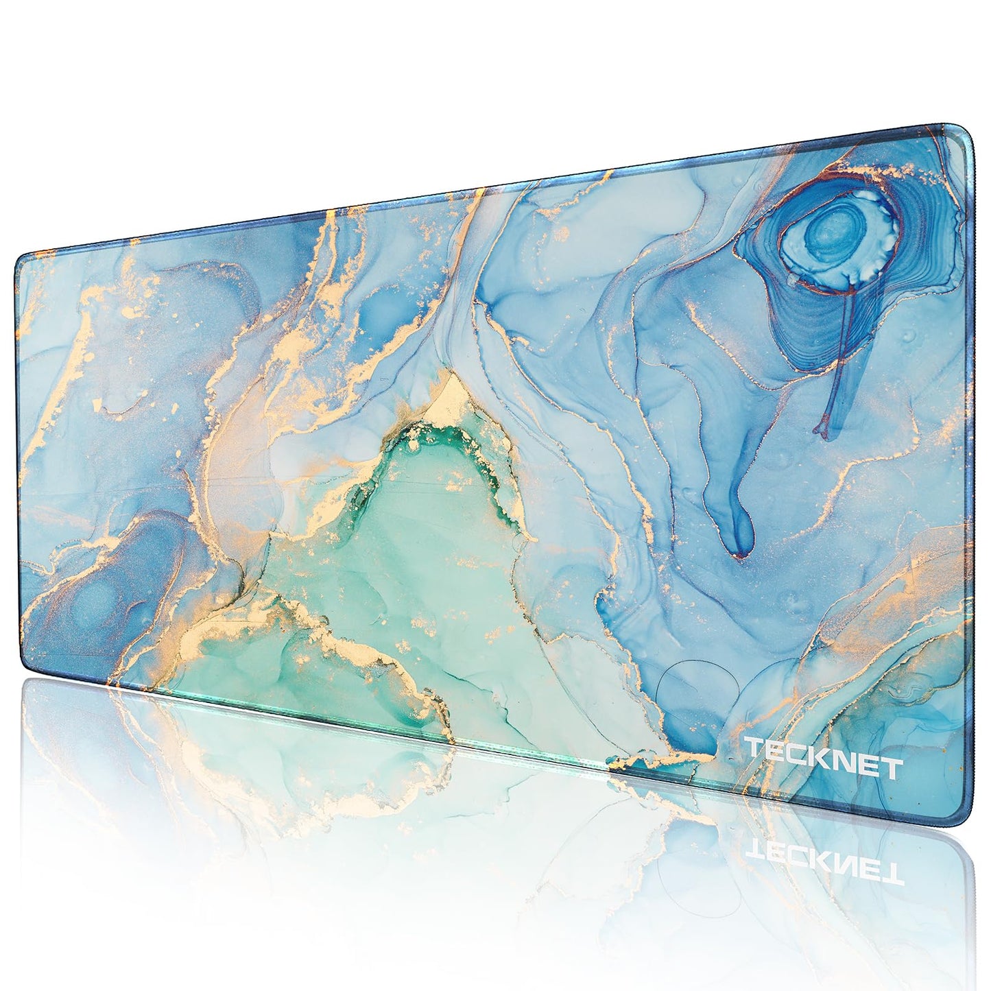 TECKNET Mauspad XXL Speed Gaming, 900x400 mm Schreibtischunterlage Schwarz, Gamer Mouse Pad, Wasserdicht mousepad, Spezielle Oberfläche Verbessert Präzision und Geschwindigkeit, rutschfeste Gummibasis