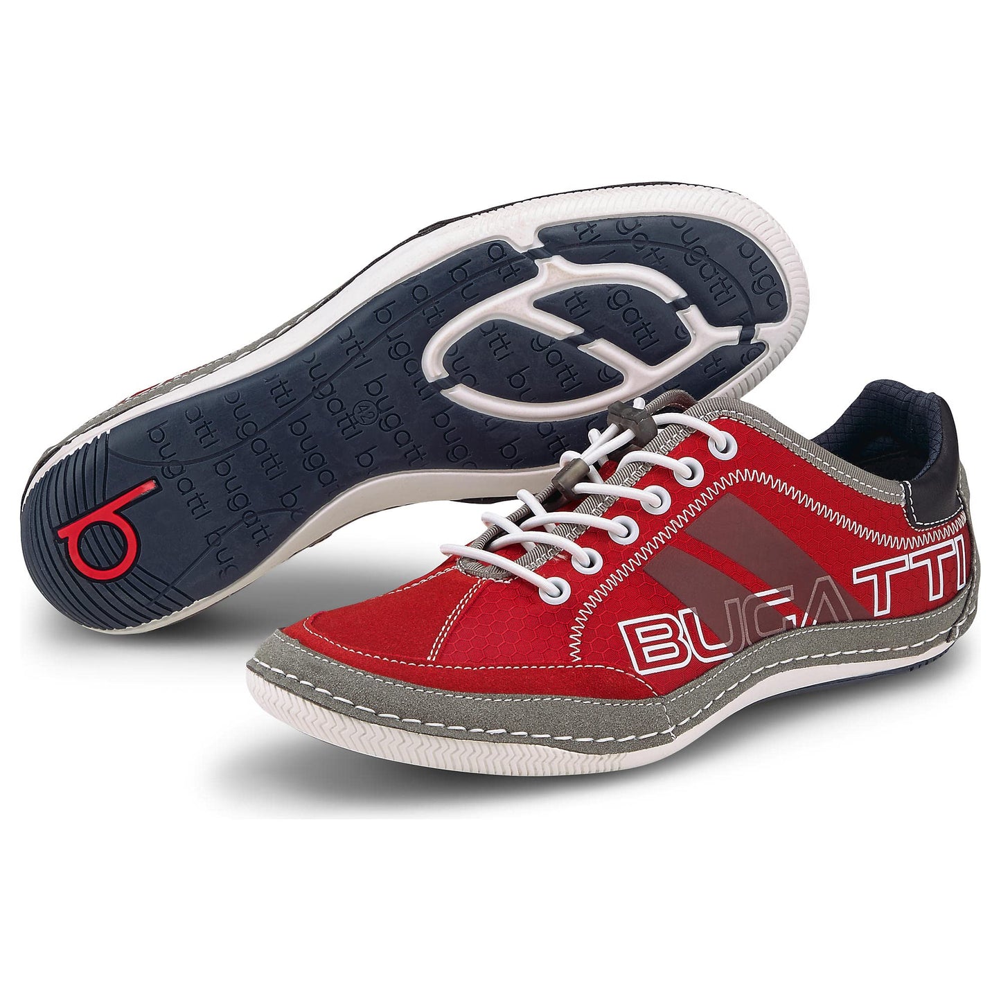 Bugatti Men’s Casual Sneaker – Soft Fit Memory Foam & Flexible Sole