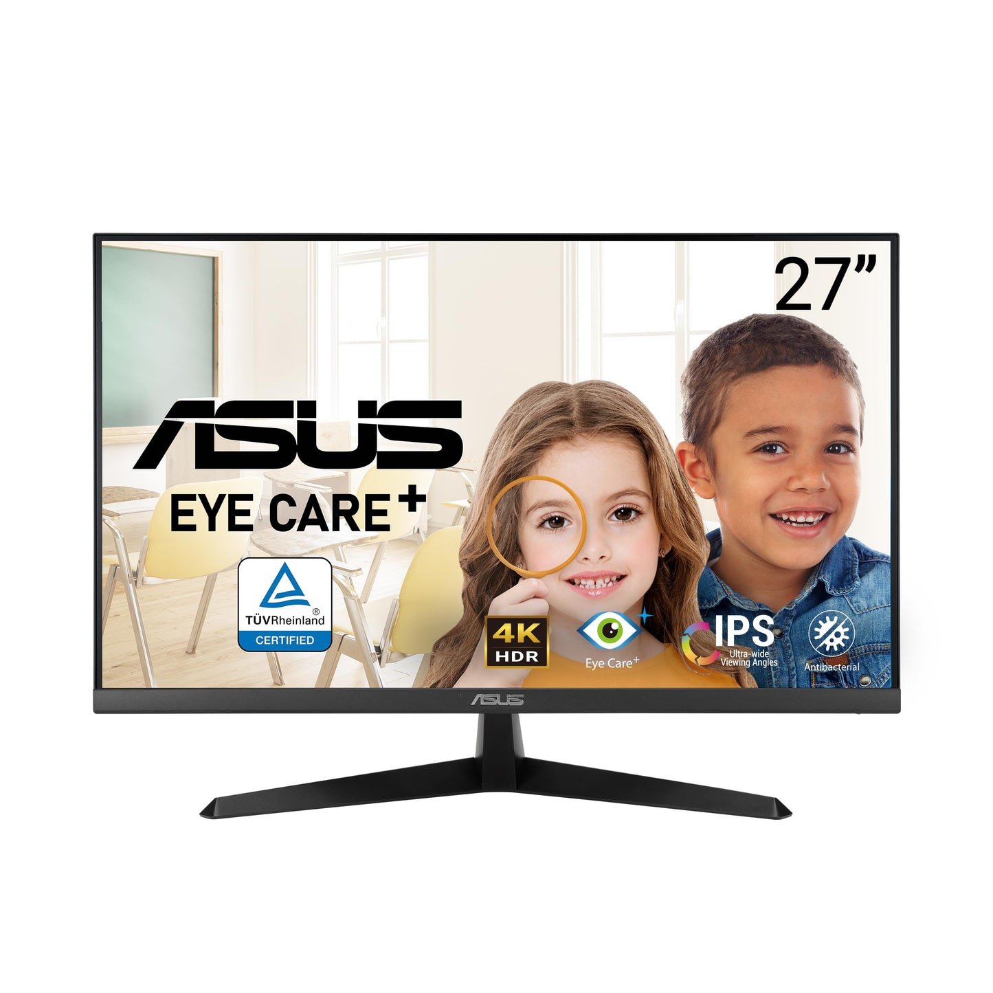 ASUS Eye Care VY249HF - 24 Zoll Full HD Monitor - 100 Hz, 1ms MPRT, AdaptiveSync - IPS Panel, Vesa 100x100, 16:9, 1920x1080, HDMI