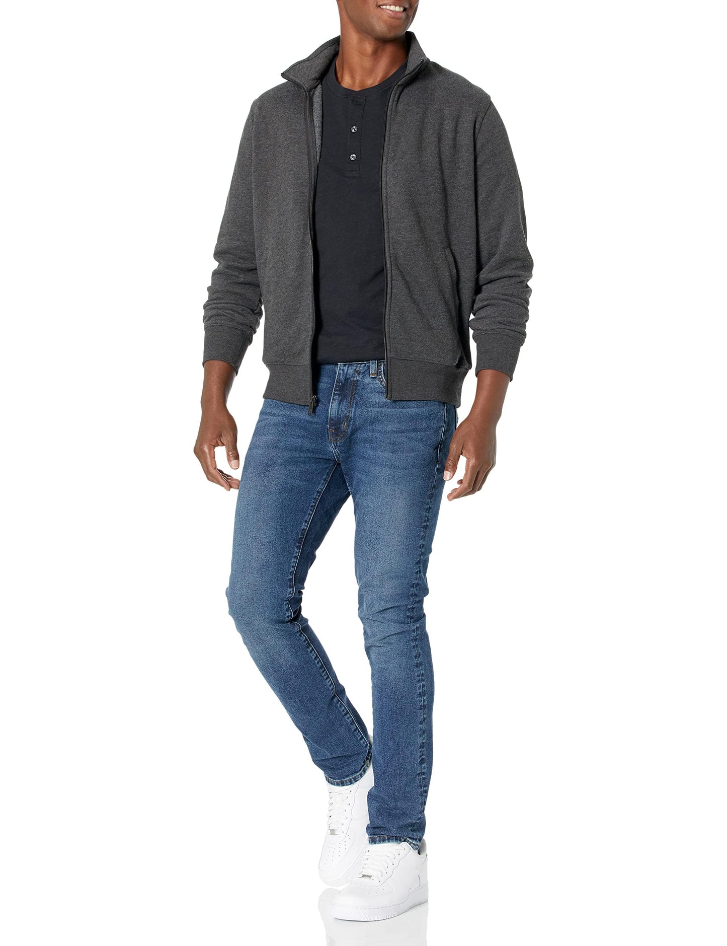 Amazon Essentials Men's Full Zip Fleece Jacket