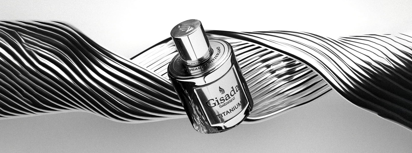 Gisada - Titanium | 100ml | Eau de Parfum | für Herren | für Frauen | Unisex | würzig, lebendiger, frischer und kraftvoller Duft