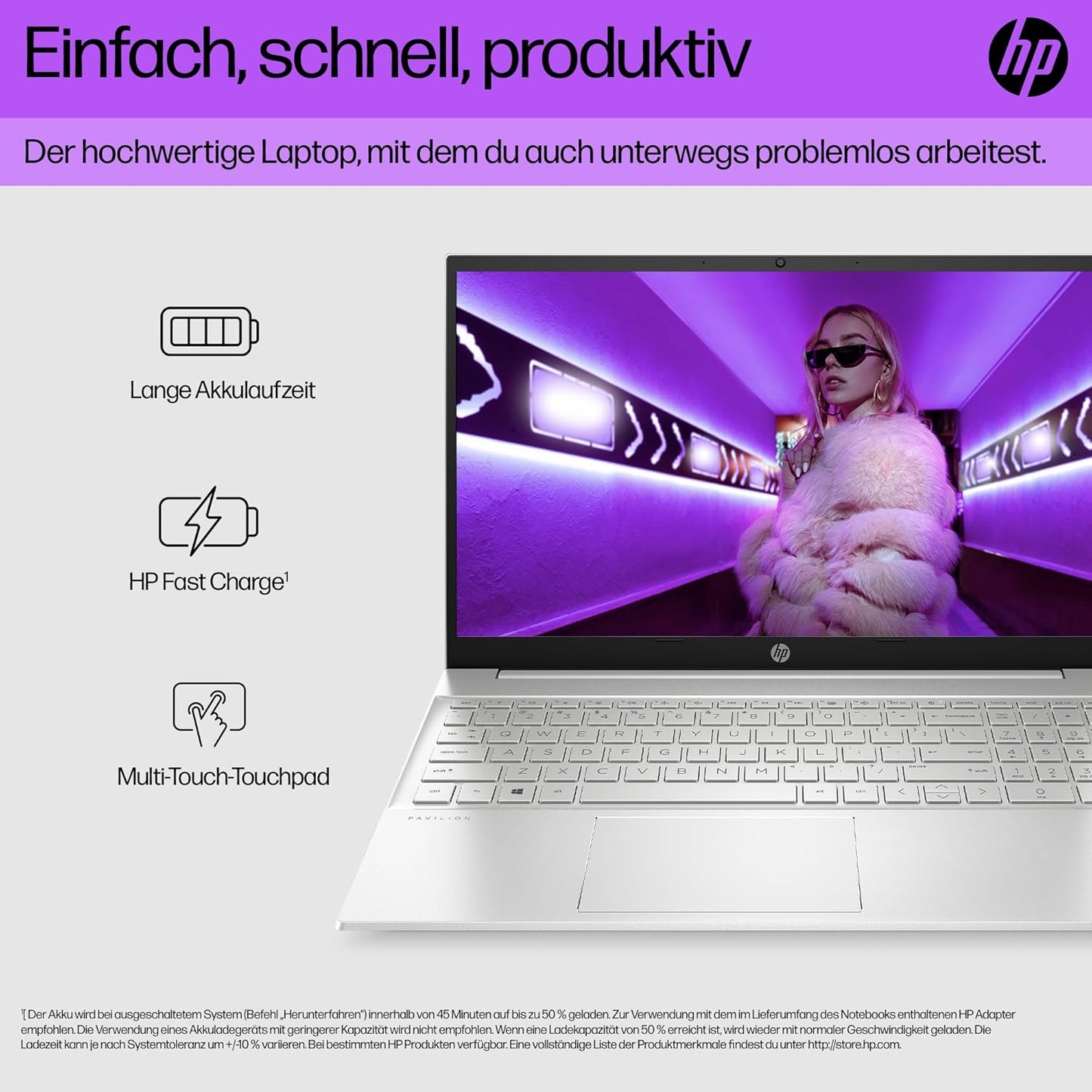 HP Pavilion 15" Laptop, Intel i5, 16GB RAM, 512GB SSD