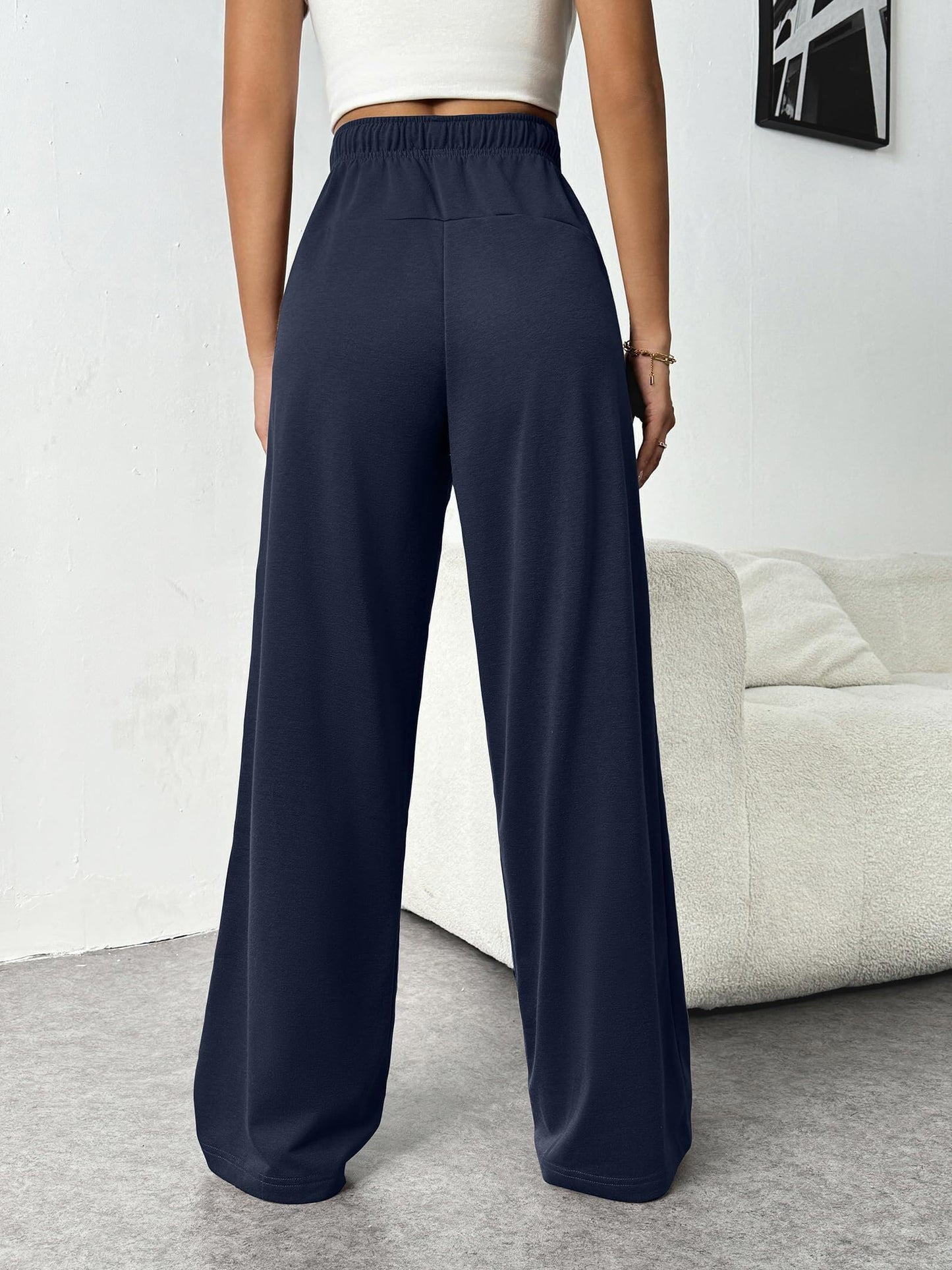PINSPARK Women’s Jogger Pants – High-Waist Baggy Sweatpants