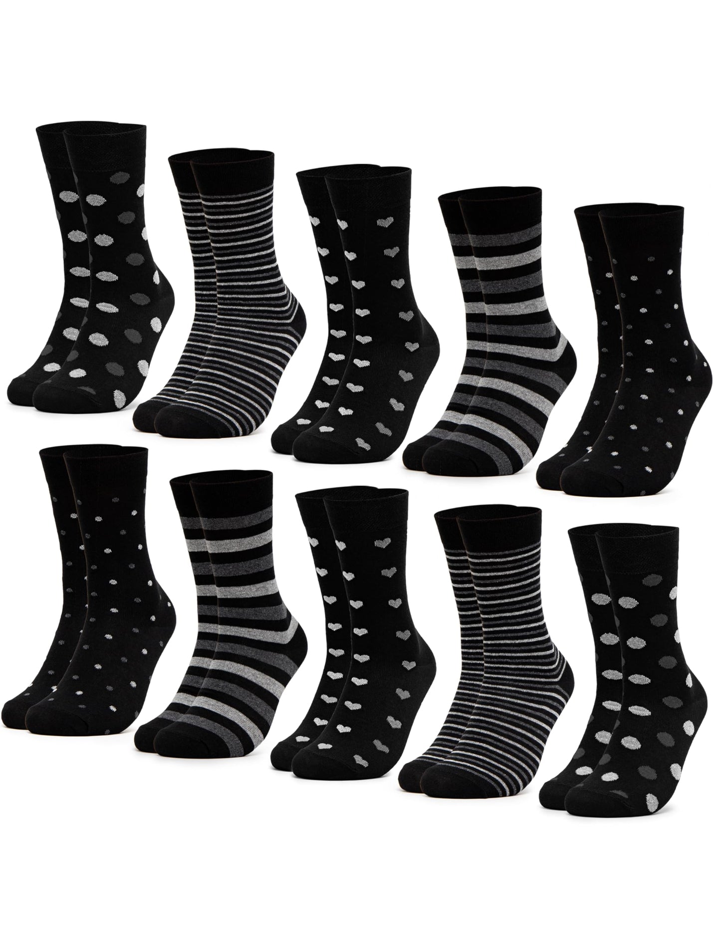 Women's Patterned Socks 10-Pack
