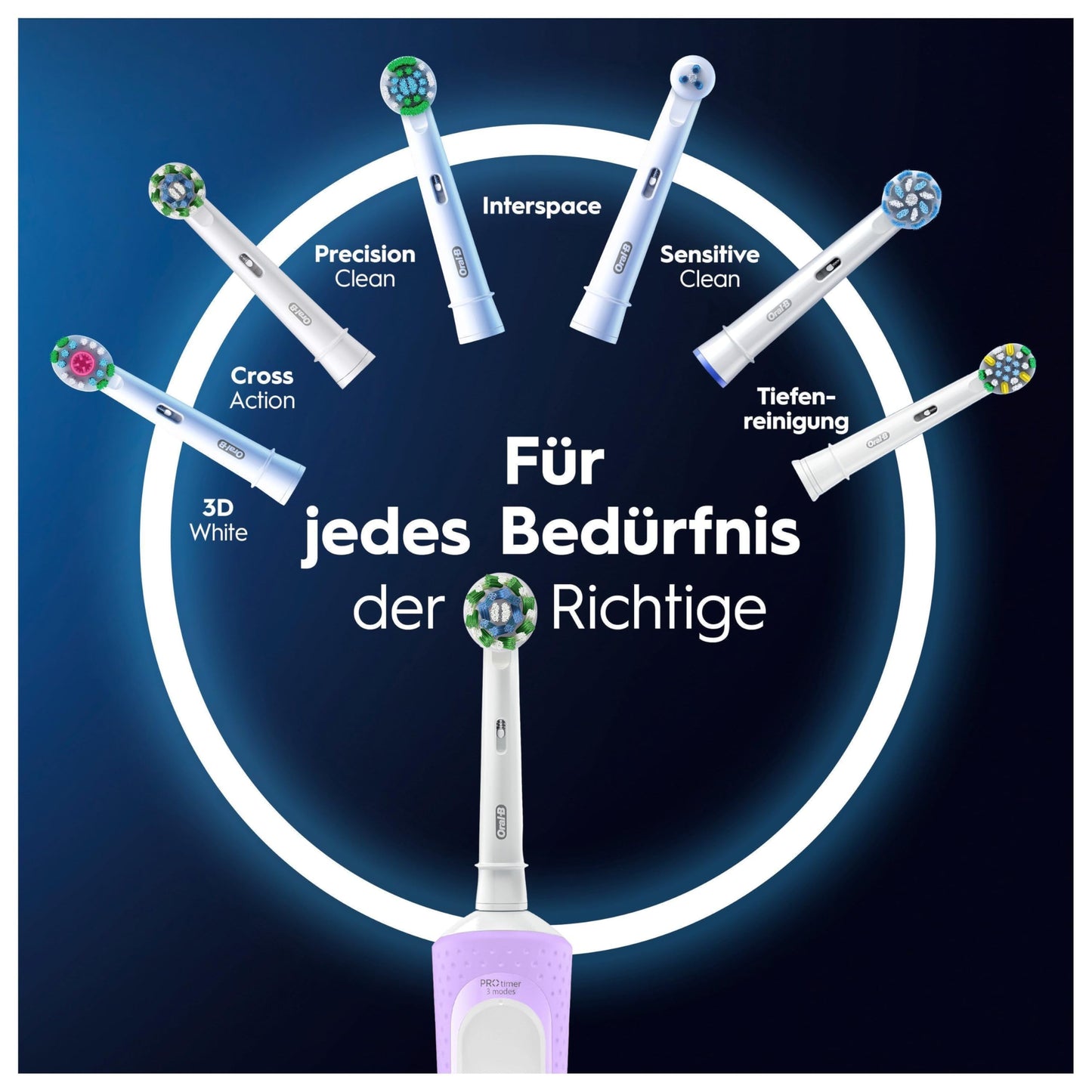 Oral-B Vitality Pro Elektrische Zahnbürste/Electric Toothbrush, 3 Putzmodi für Zahnpflege & Protect X Clean Zahnbürstenkopf, Geschenk Mann/Frau, Designed by Braun, schwarz, 1 stück (1er Pack)