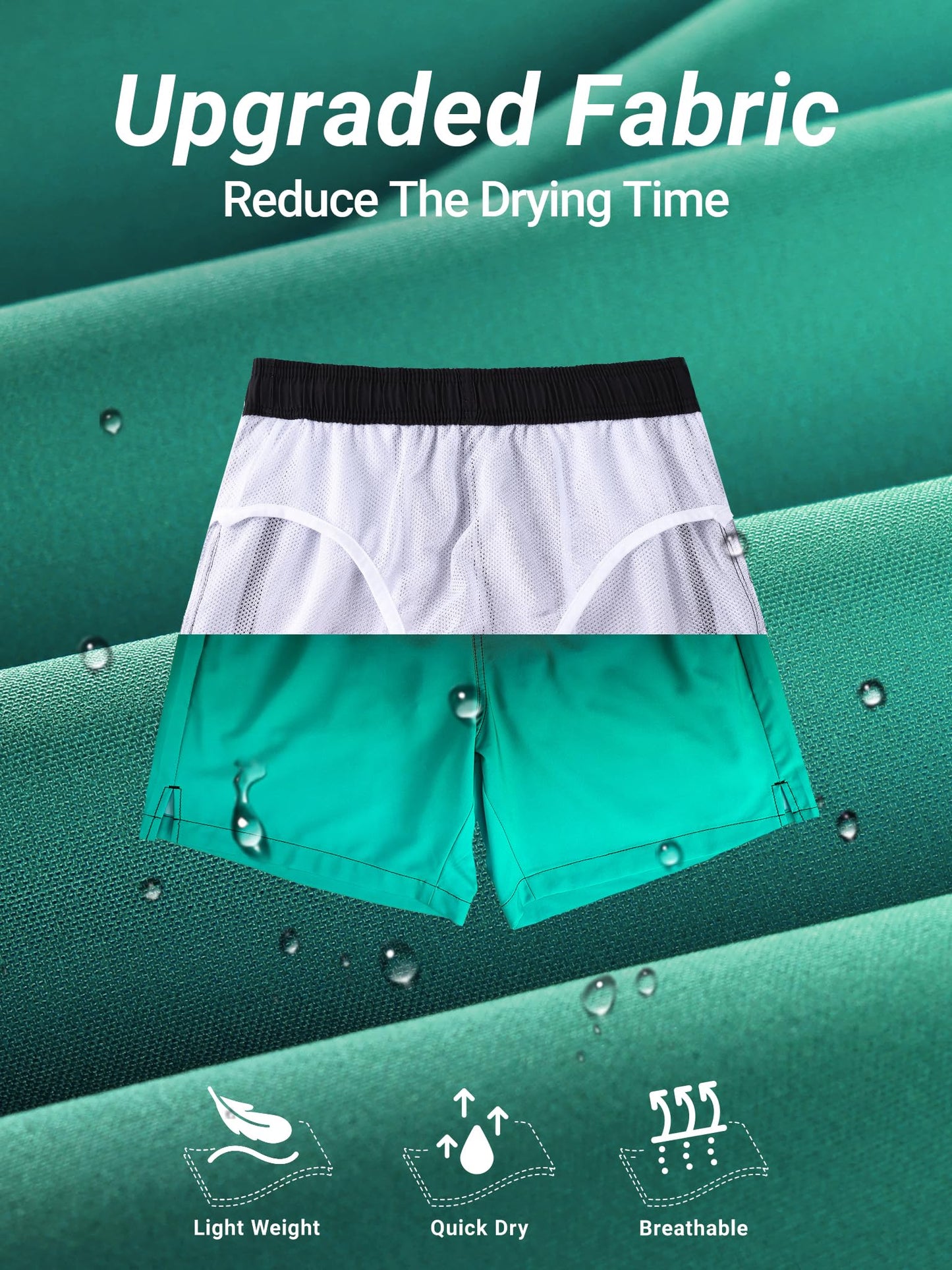Arcweg Men’s Ultralight Swim Shorts – Quick-Dry & Breathable Swim Trunks