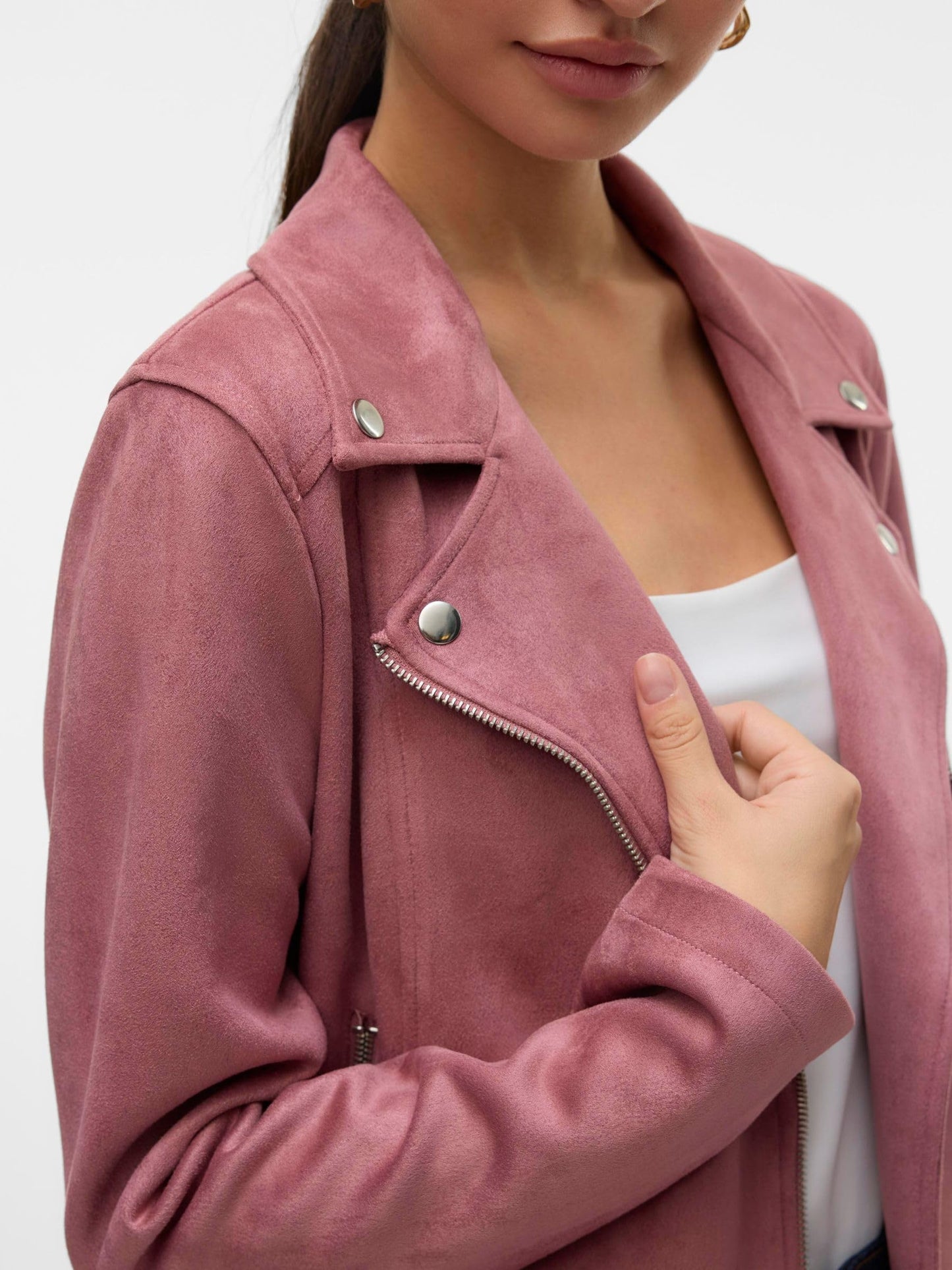 VERO MODA Women’s Vmjose Faux Suede Jacket