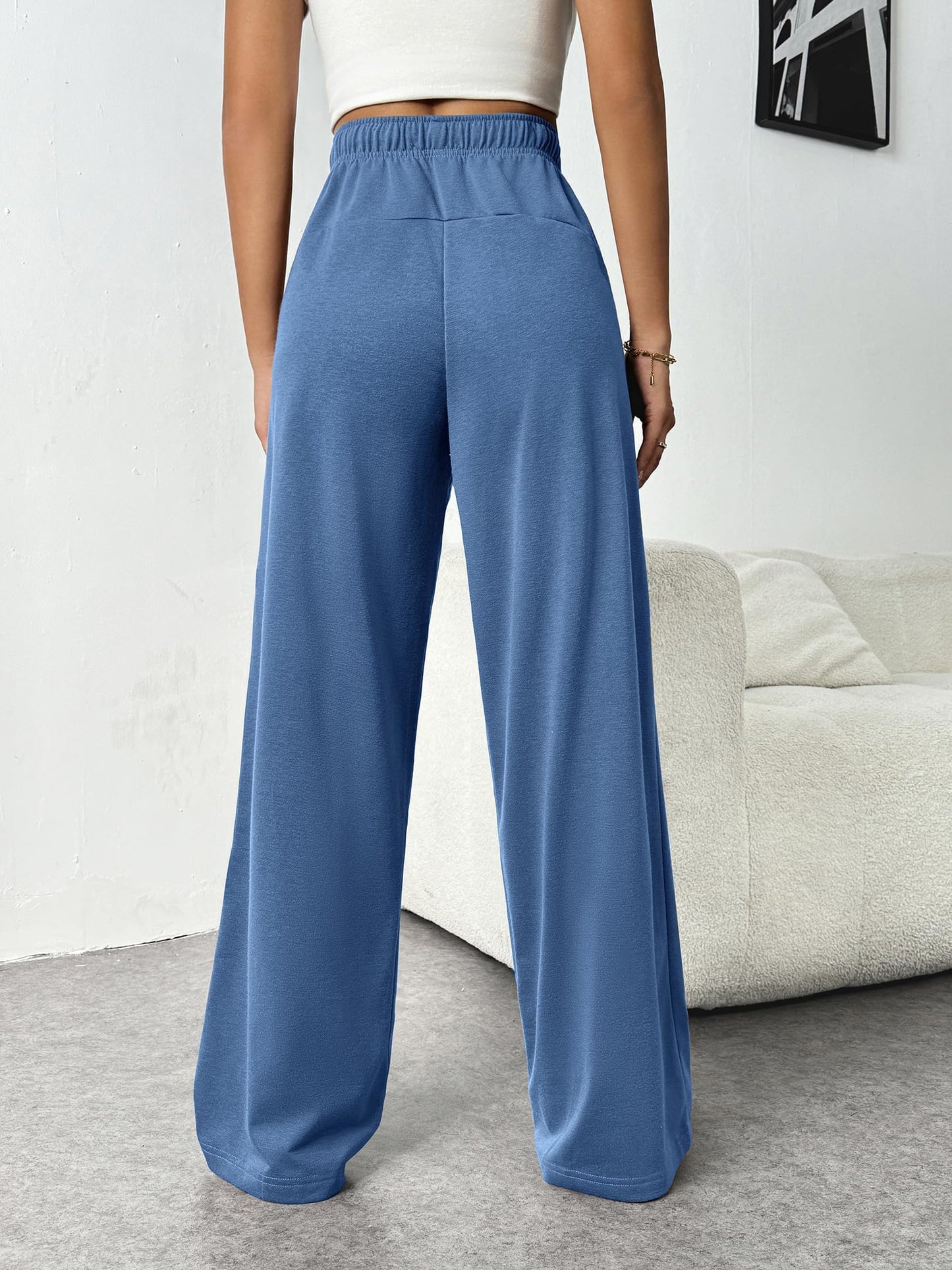 PINSPARK Women’s Jogger Pants – High-Waist Baggy Sweatpants