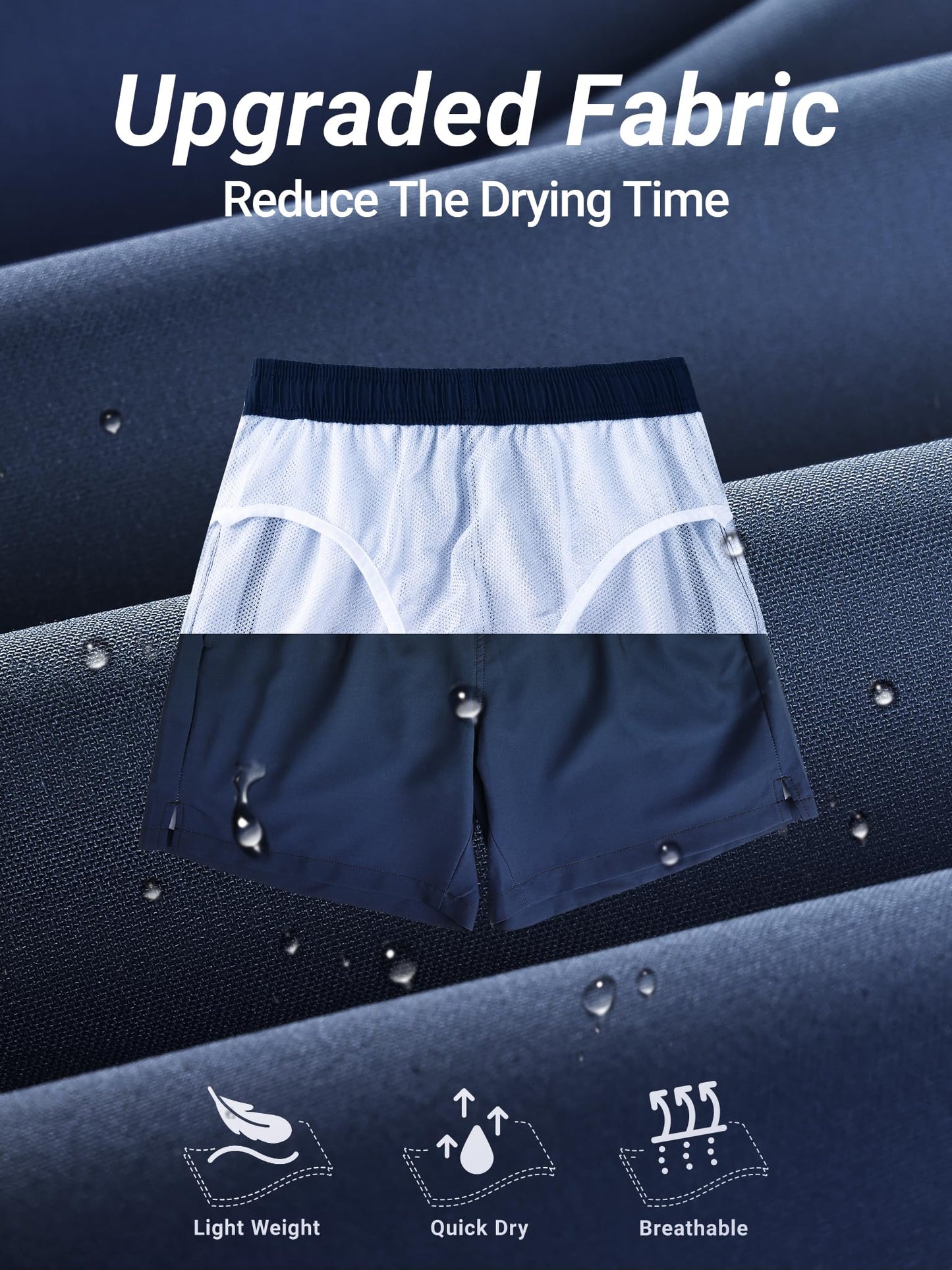 Arcweg Men’s Ultralight Swim Shorts – Quick-Dry & Breathable Swim Trunks