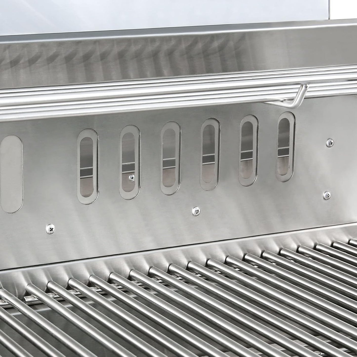 Mayer Barbecue BRENNA charcoal grill MKG-400 Premium, extension module for outdoor kitchens, V2A stainless steel, grill area 70 x 45 cm, 81 x 58 x 119.5 cm