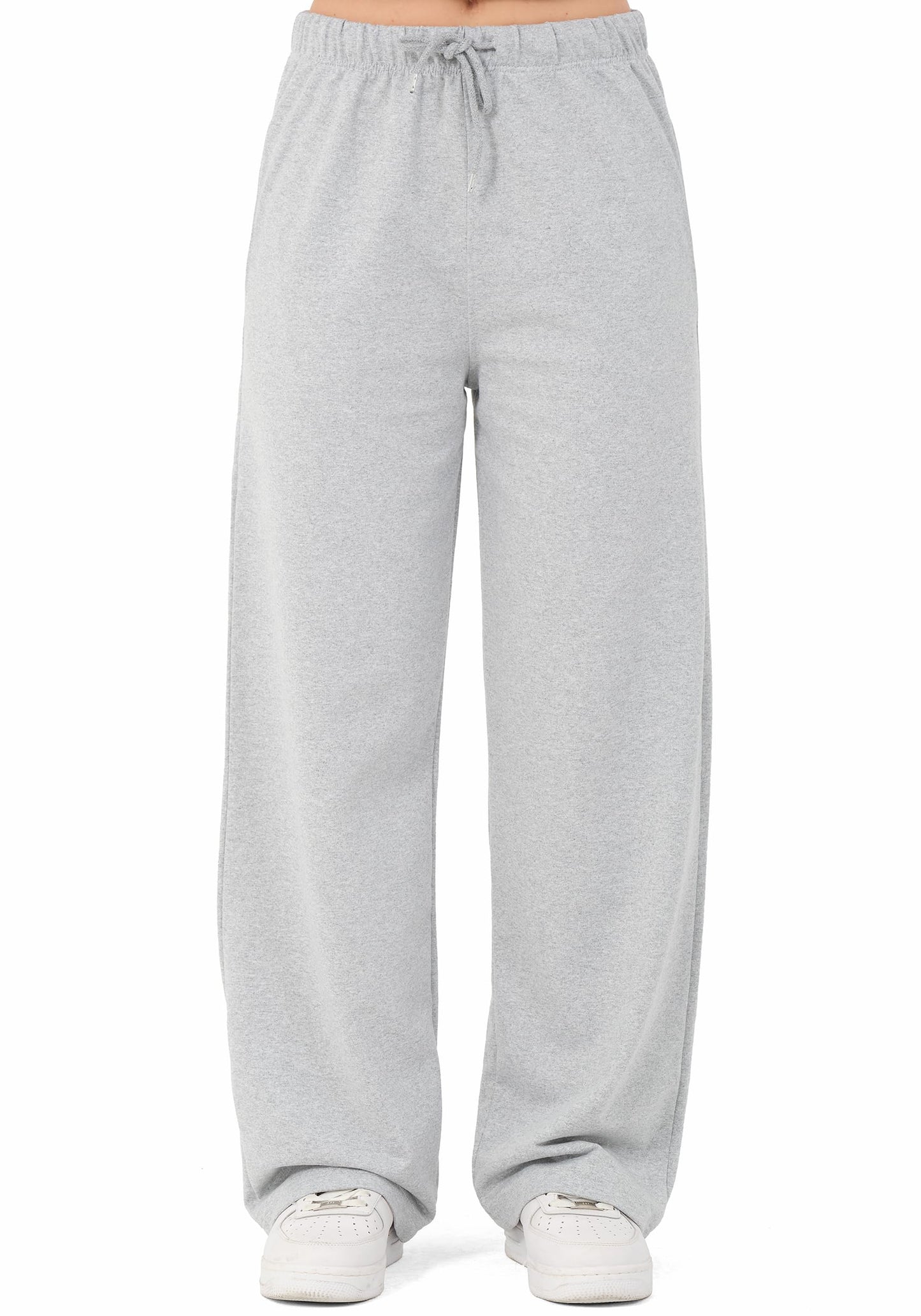 ROSS CAMP Women’s Jogging Pants – Wide Leg High Waist Cotton Sweatpants