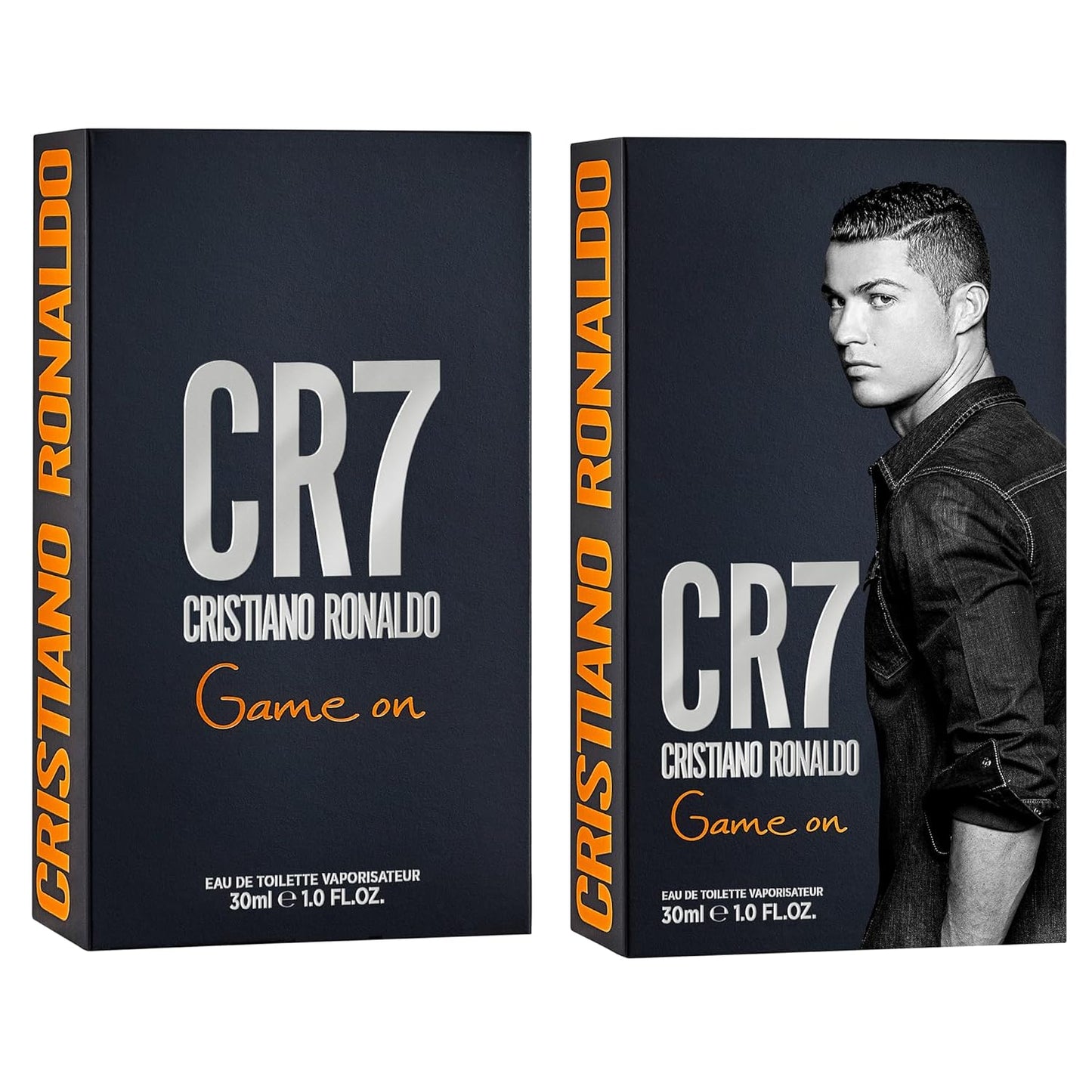 Cristiano Ronaldo CR7 Game On Eau de Toilette, Schwarz, Orange, 30ml