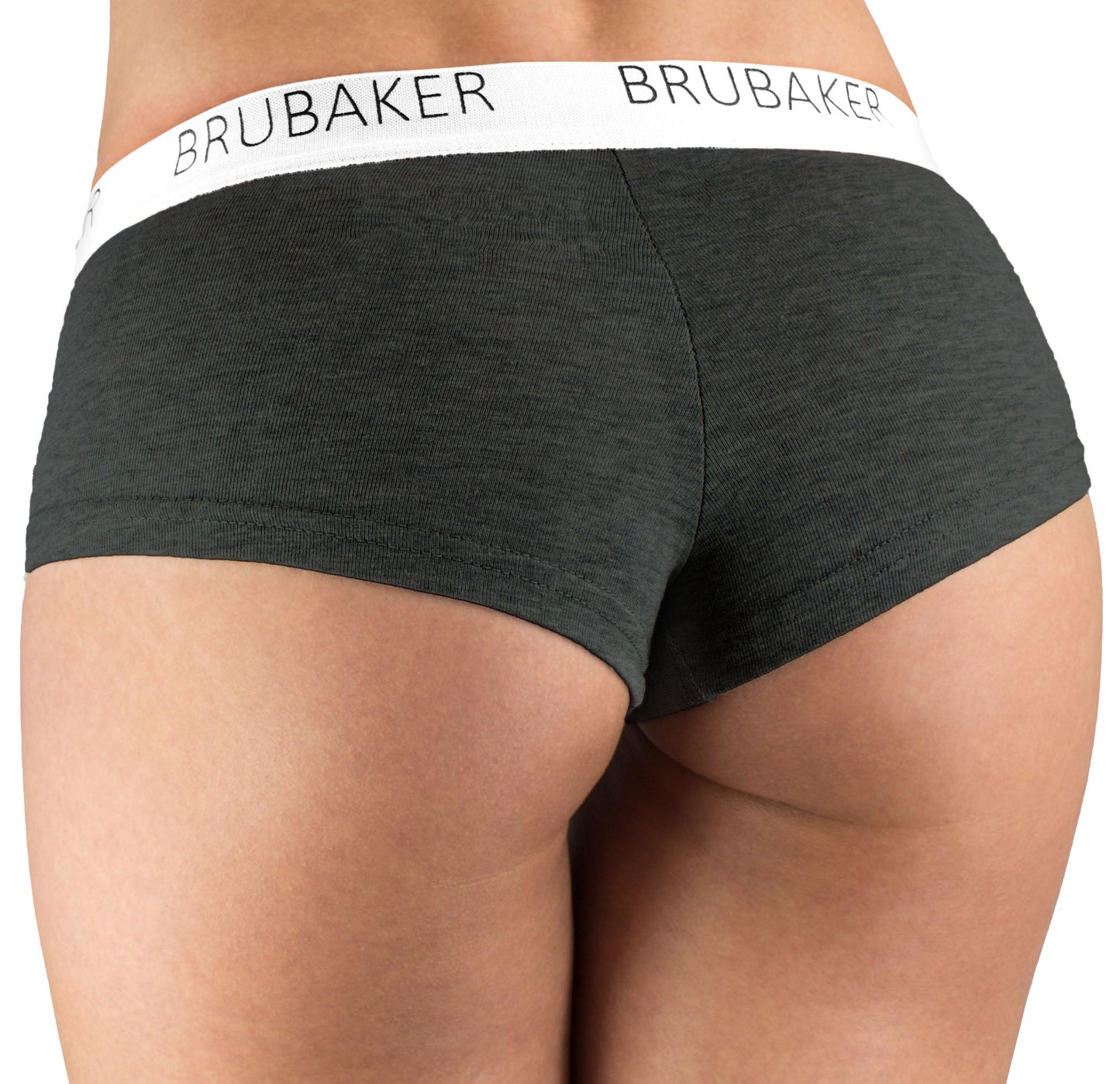 BRUBAKER Women's Panties Cotton Hipster Underwear - Pack of 4