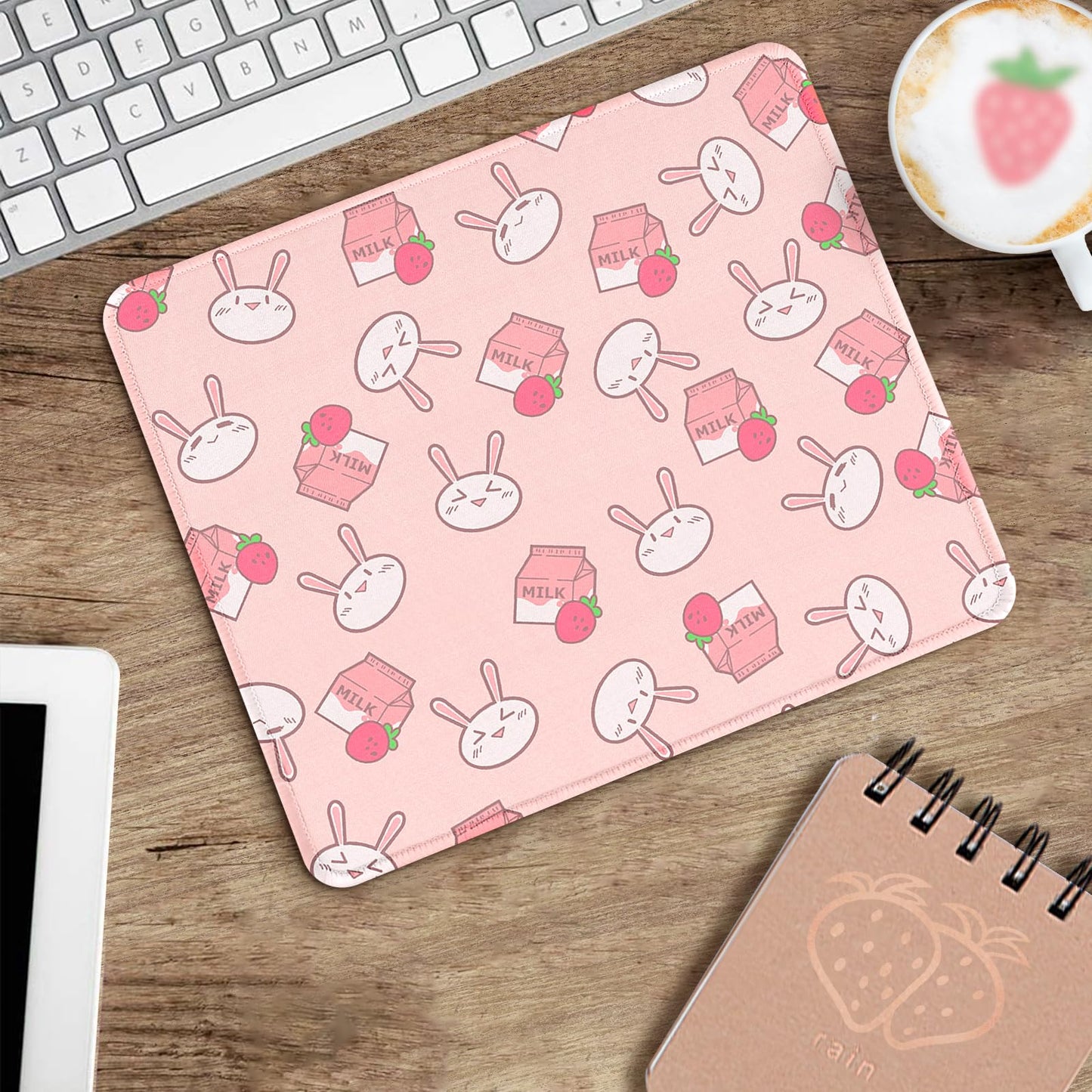 Ksriylm Mauspad,Quadratisches Niedliches Schwarzer Panther Mouse Pad,für Büro und Zuhause,Mousepad mit Motiv,wasserdichtes Mousepad,rutschfeste Gummiunterseite,Computer-Mauspads für kabellose Maus