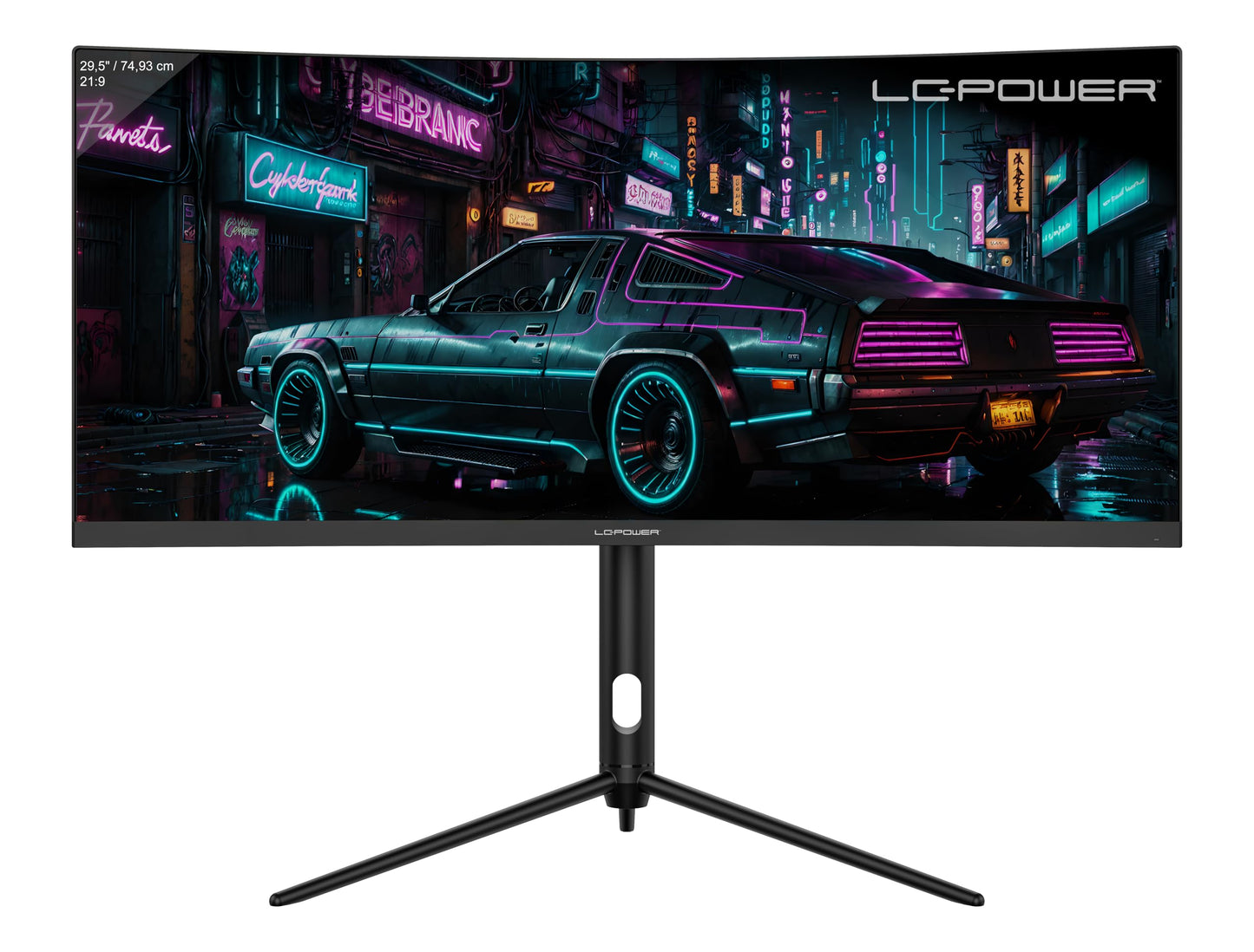 LC-POWER LC-M24-FHD-165-C-V2 24 Zoll Curved Gaming Monitor, FHD 1920x1080 Pixel, 1ms, 165Hz, AMD FreeSync, G Sync kompatibel, HDMI, Display Port, VESA