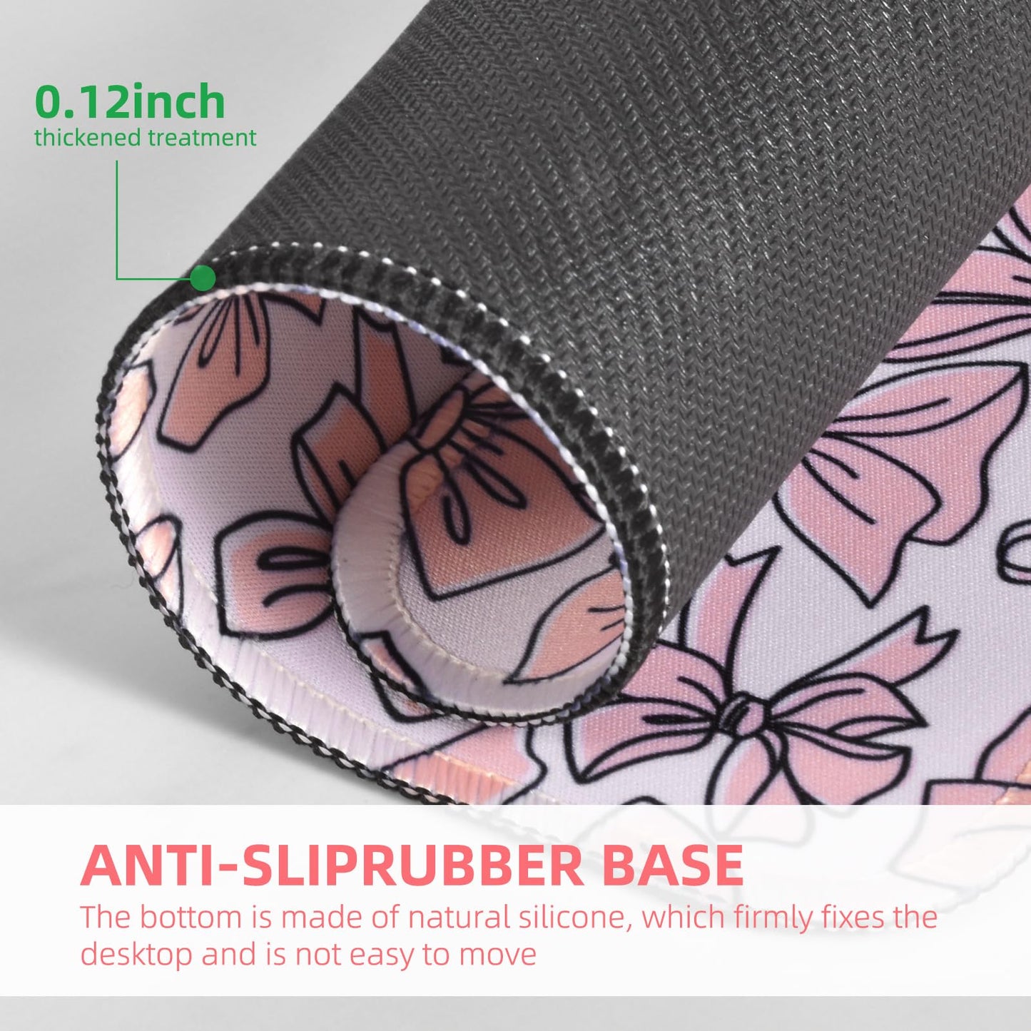 Ksriylm Mauspad,Quadratisches Niedliches Schwarzer Panther Mouse Pad,für Büro und Zuhause,Mousepad mit Motiv,wasserdichtes Mousepad,rutschfeste Gummiunterseite,Computer-Mauspads für kabellose Maus