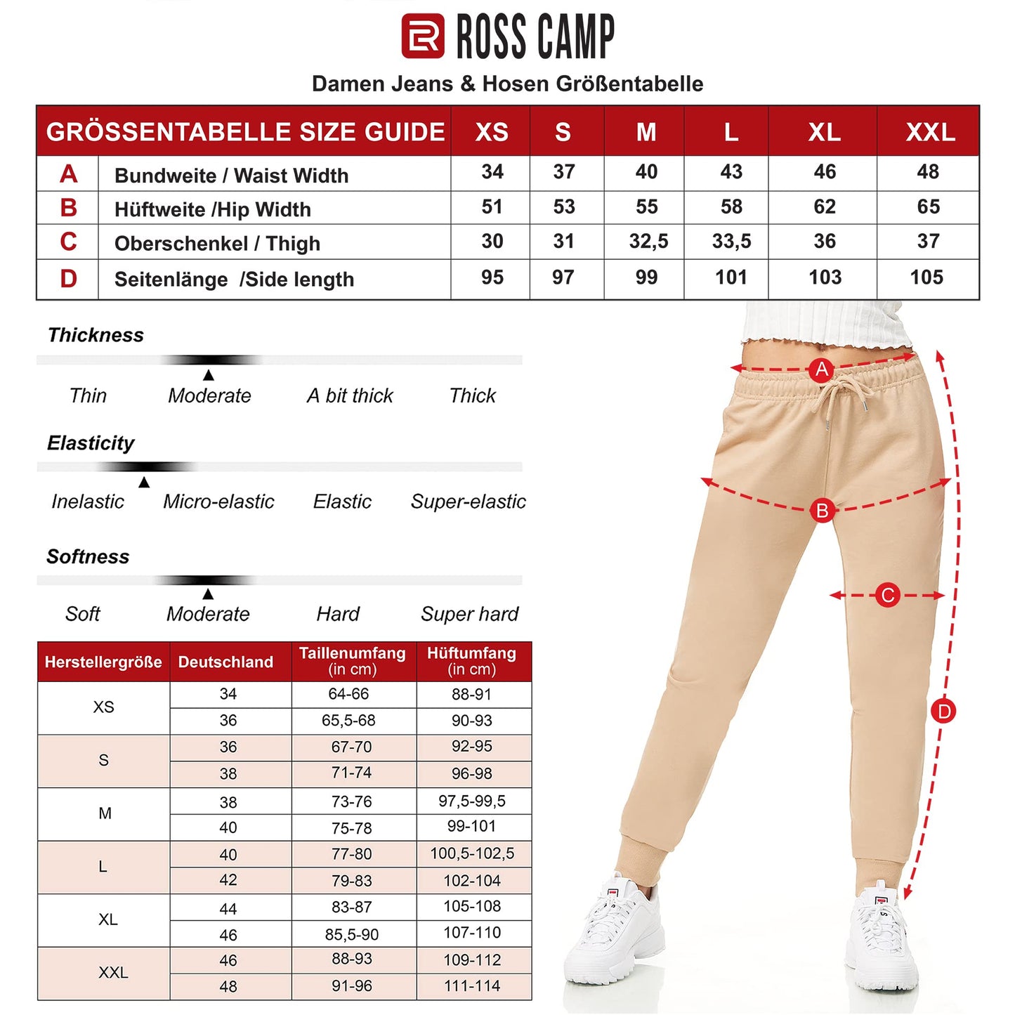 ROSS CAMP Women’s Jogging Pants