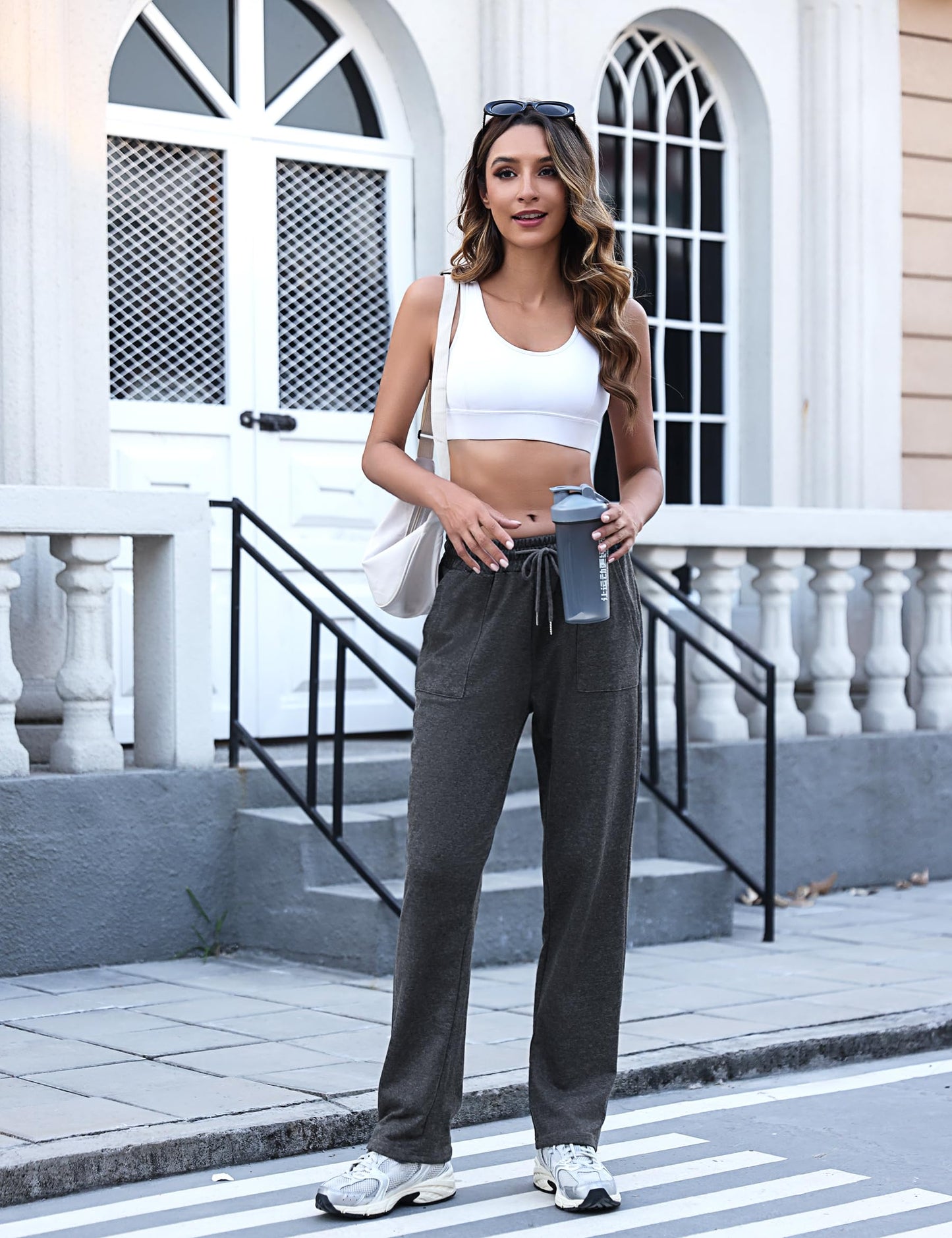 Uniexcosm Women's High Waist Jogging Bottoms
