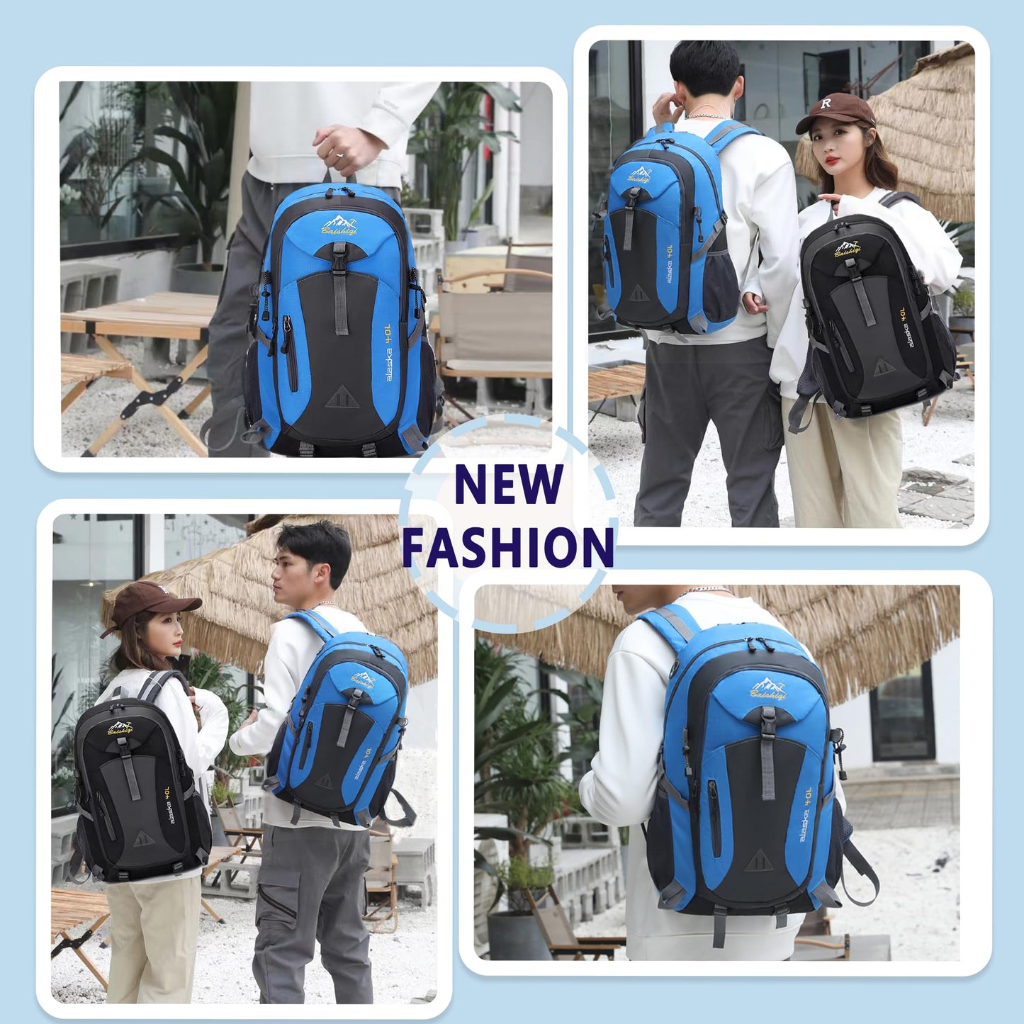 40L Hiking Backpack for Men & Women – Waterproof & Lightweight